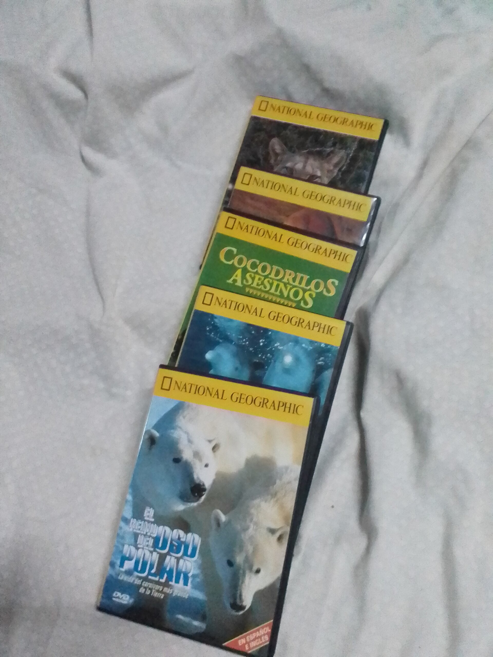 Lote de 5 DVDs nacional geographic - 5