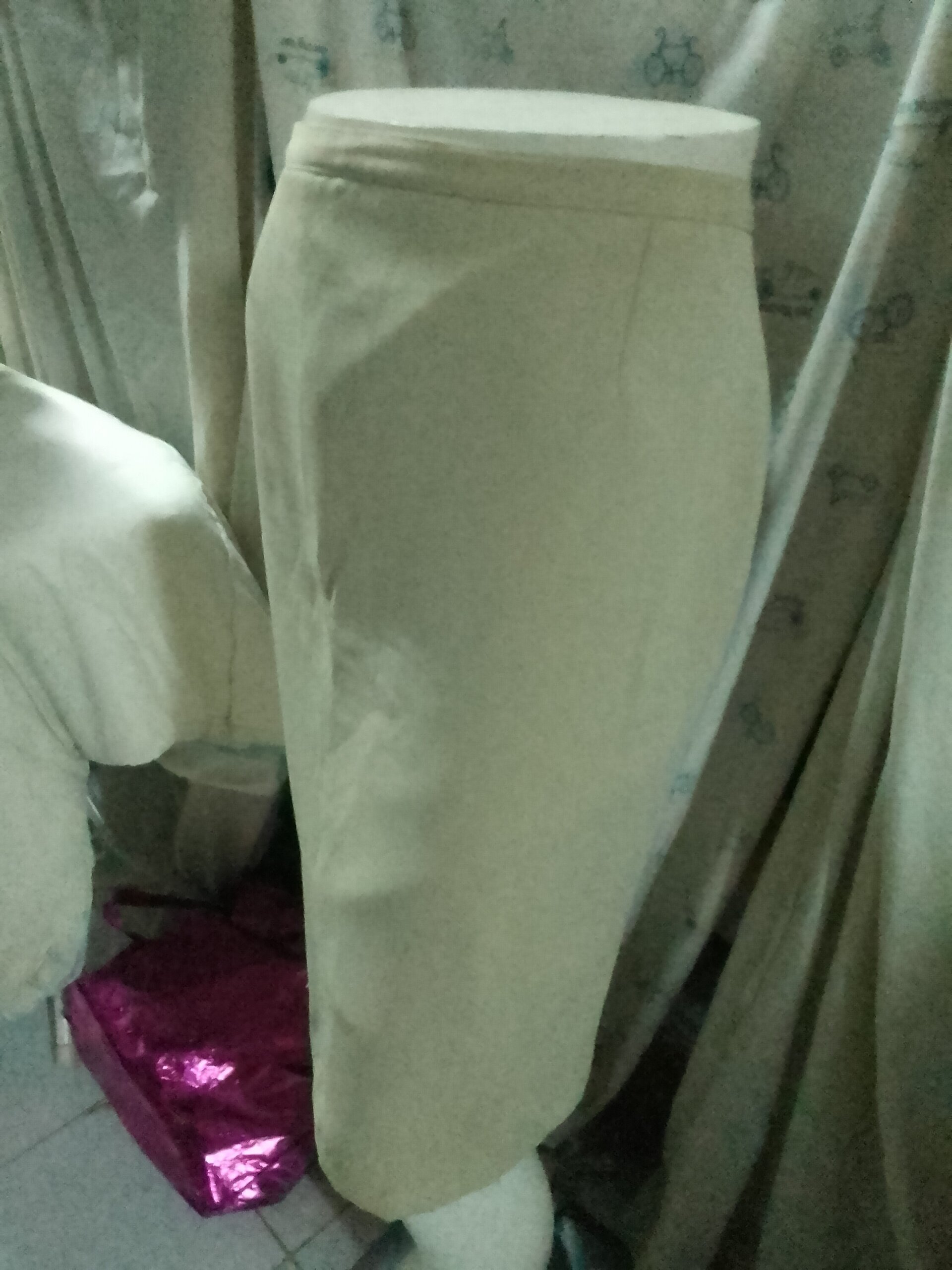 Falda talla grande por debajo rodilla - 1