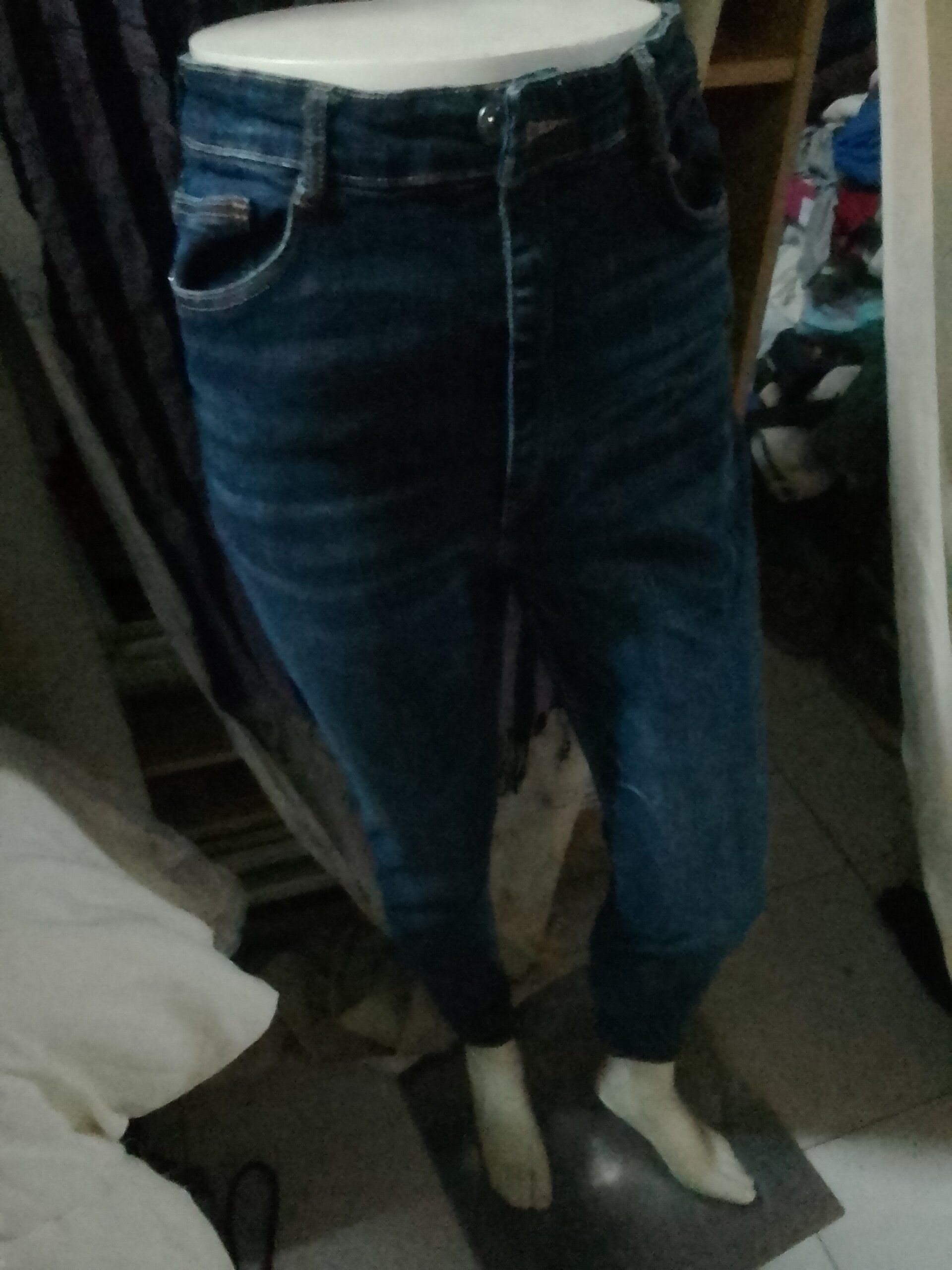 Vaquero elástico pitillo mujer - 3