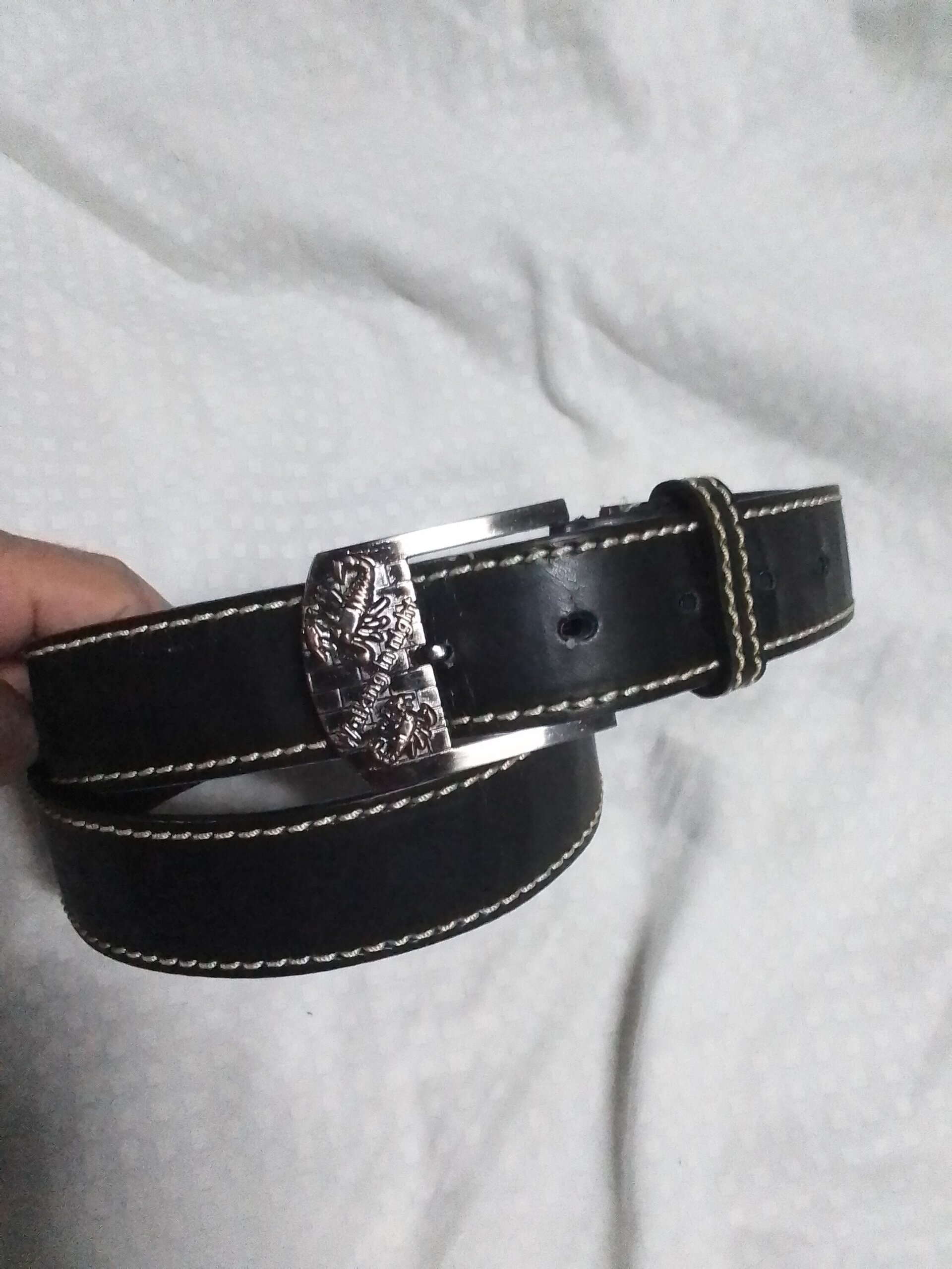 Cinturón con hebilla metálica - 3