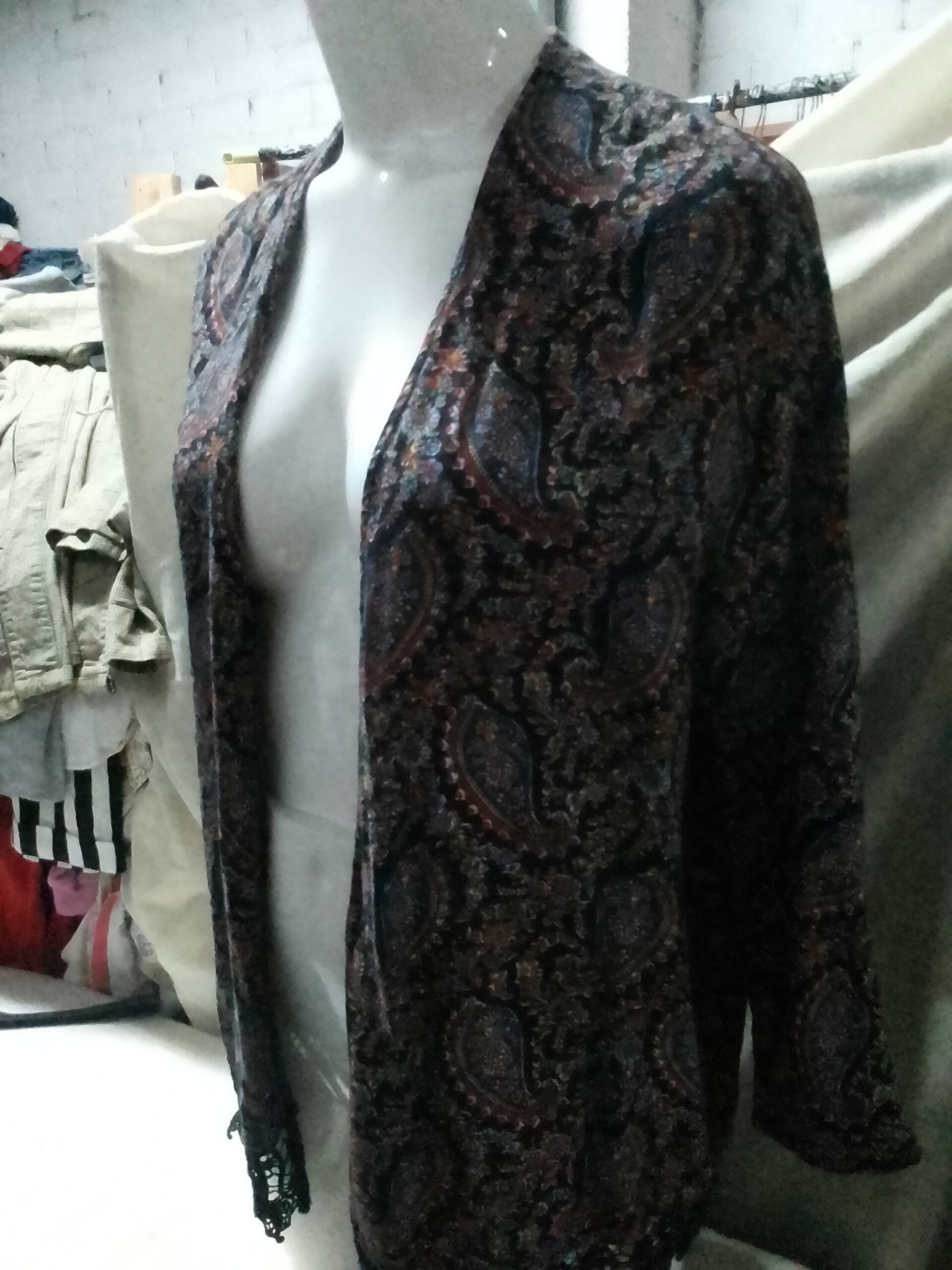 Blusa abierta mujer manga larga - 4