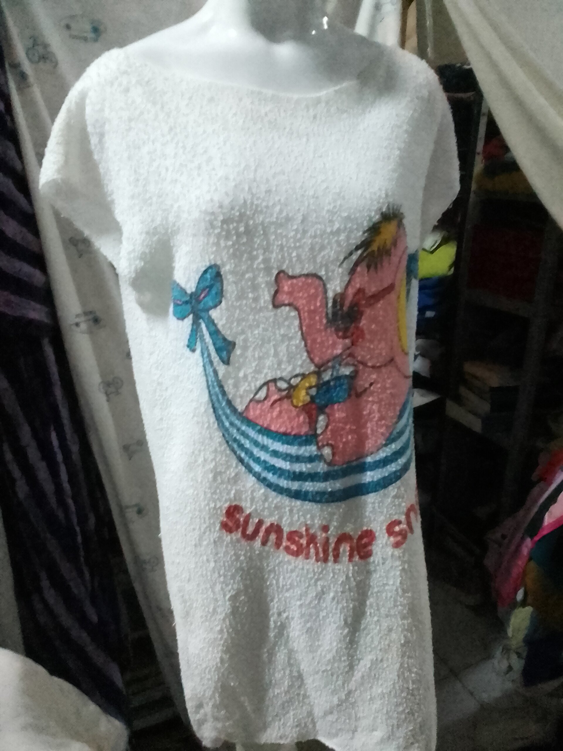 Túnica playera mujer con adorno elefante - 1