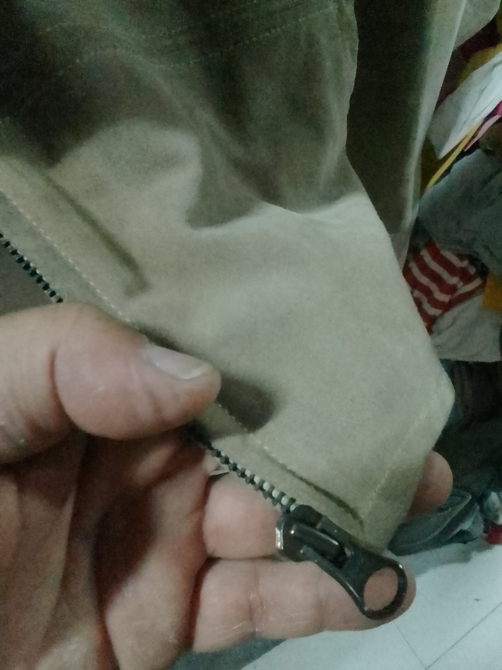 Chaqueta hombre piel con cremallera - 2