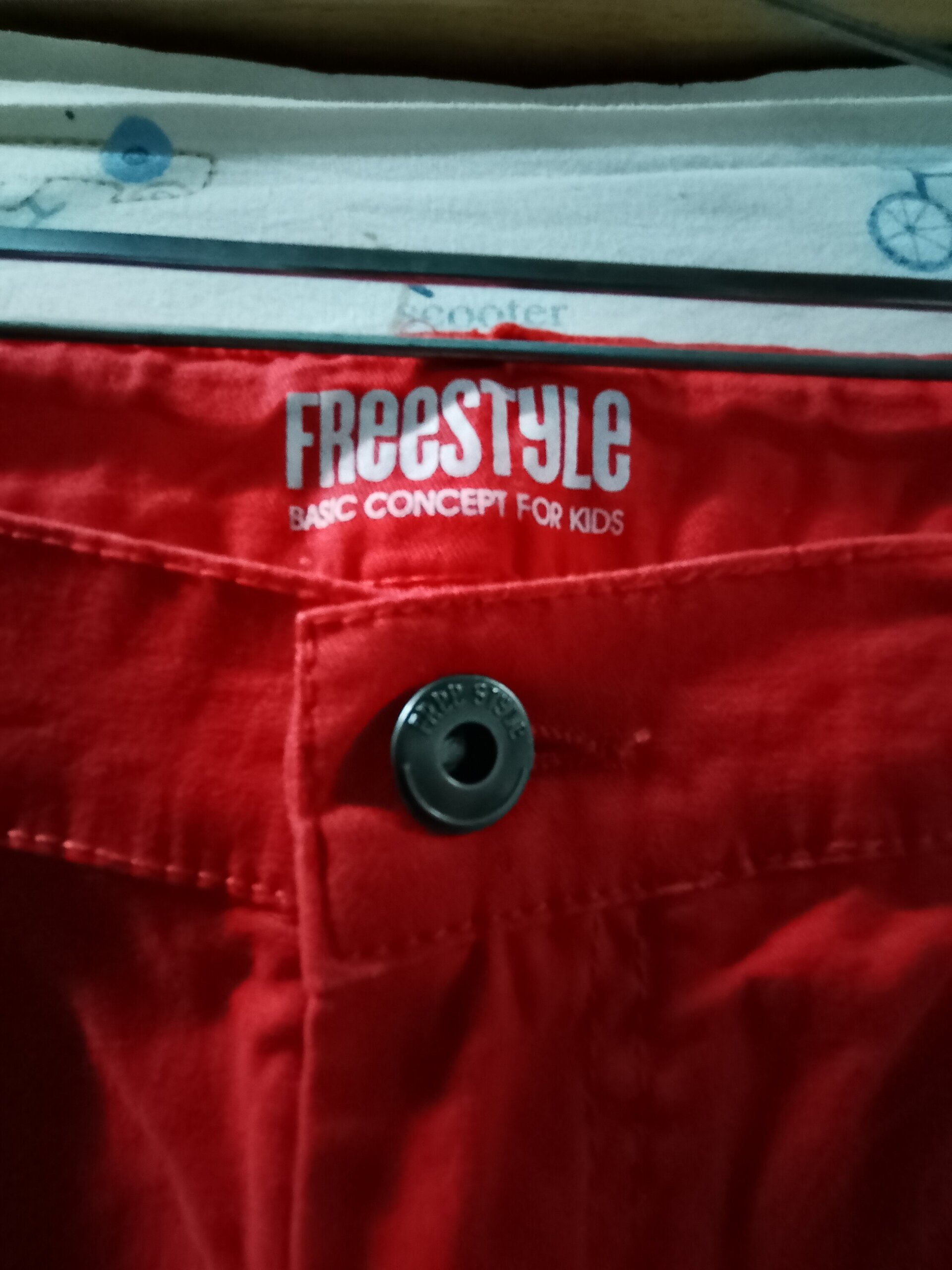 Pantalón corto mujer vaquero rojo - 3