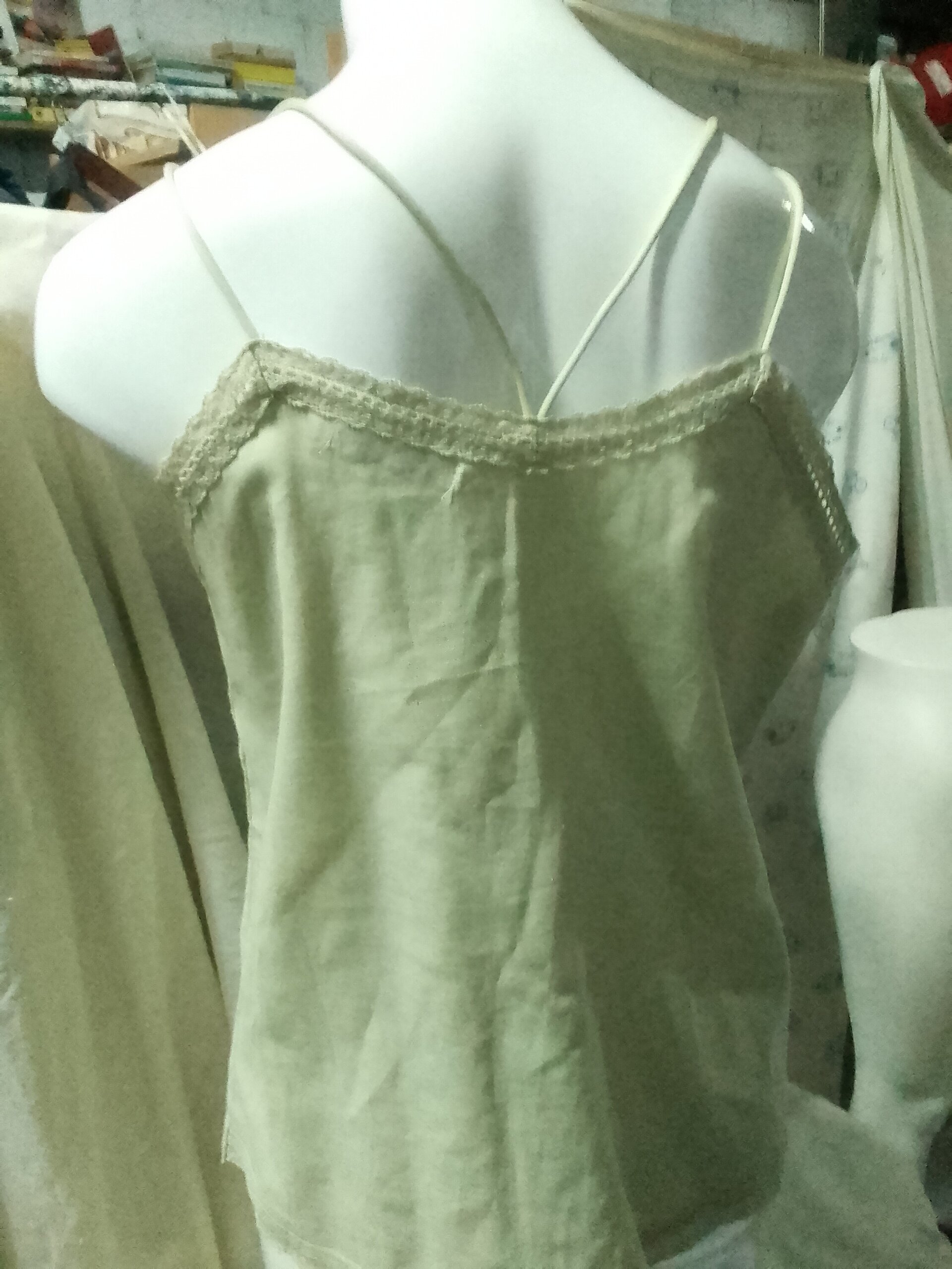 Blusa mujer de tirantes de lino - 2