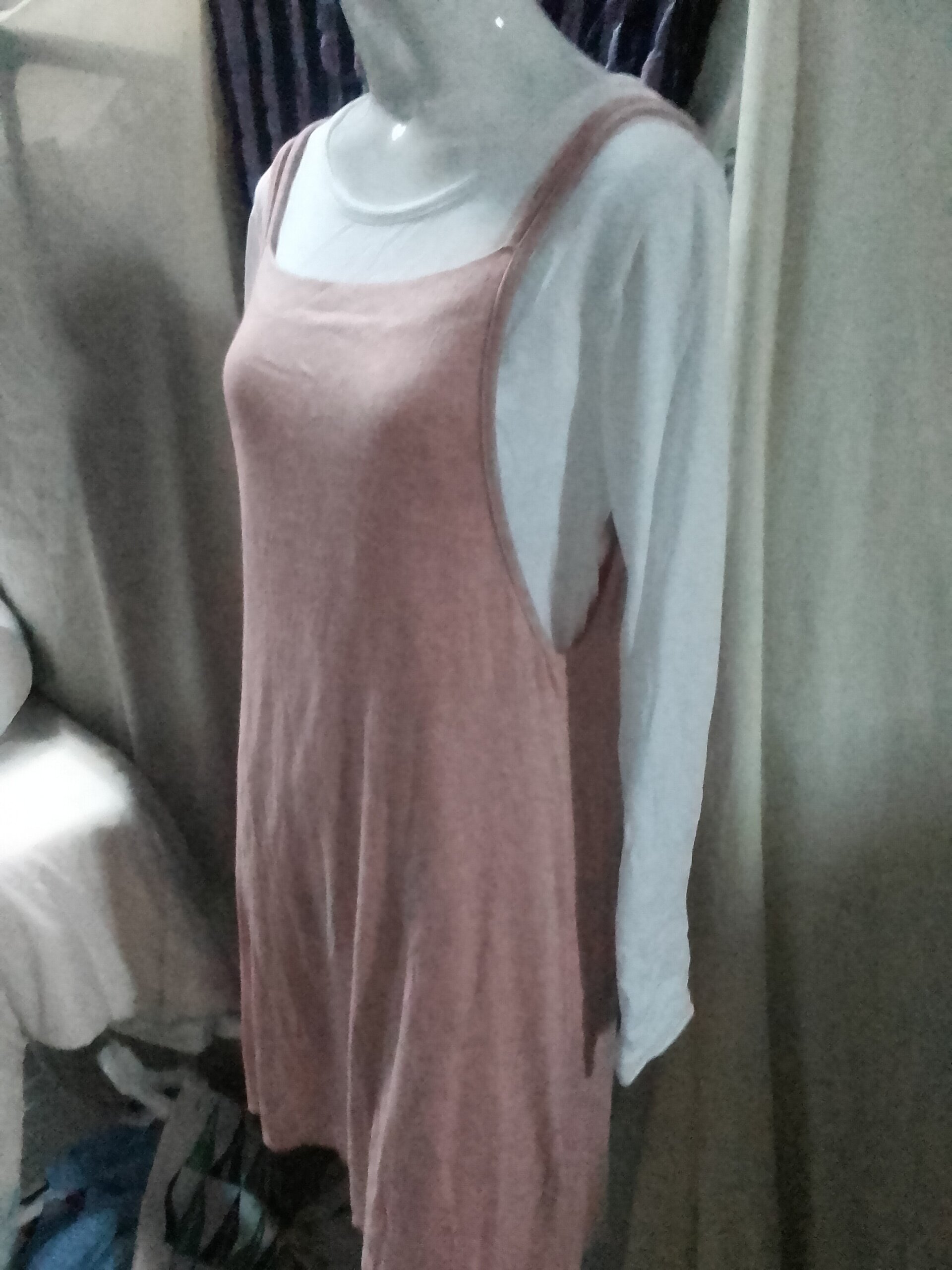 Vestido peto más camiseta manga larga - 4