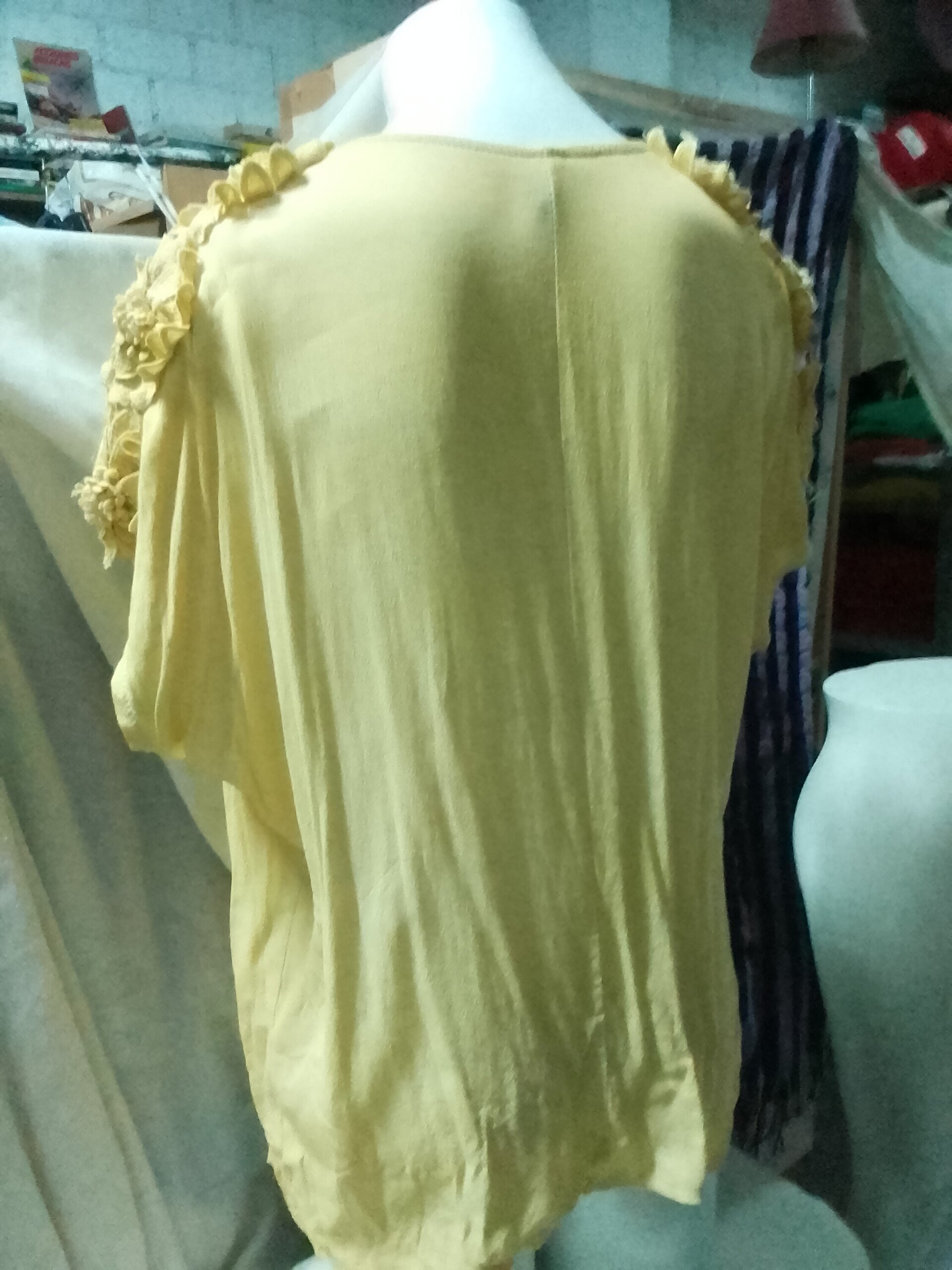 Blusa italiana sin mangas - 3