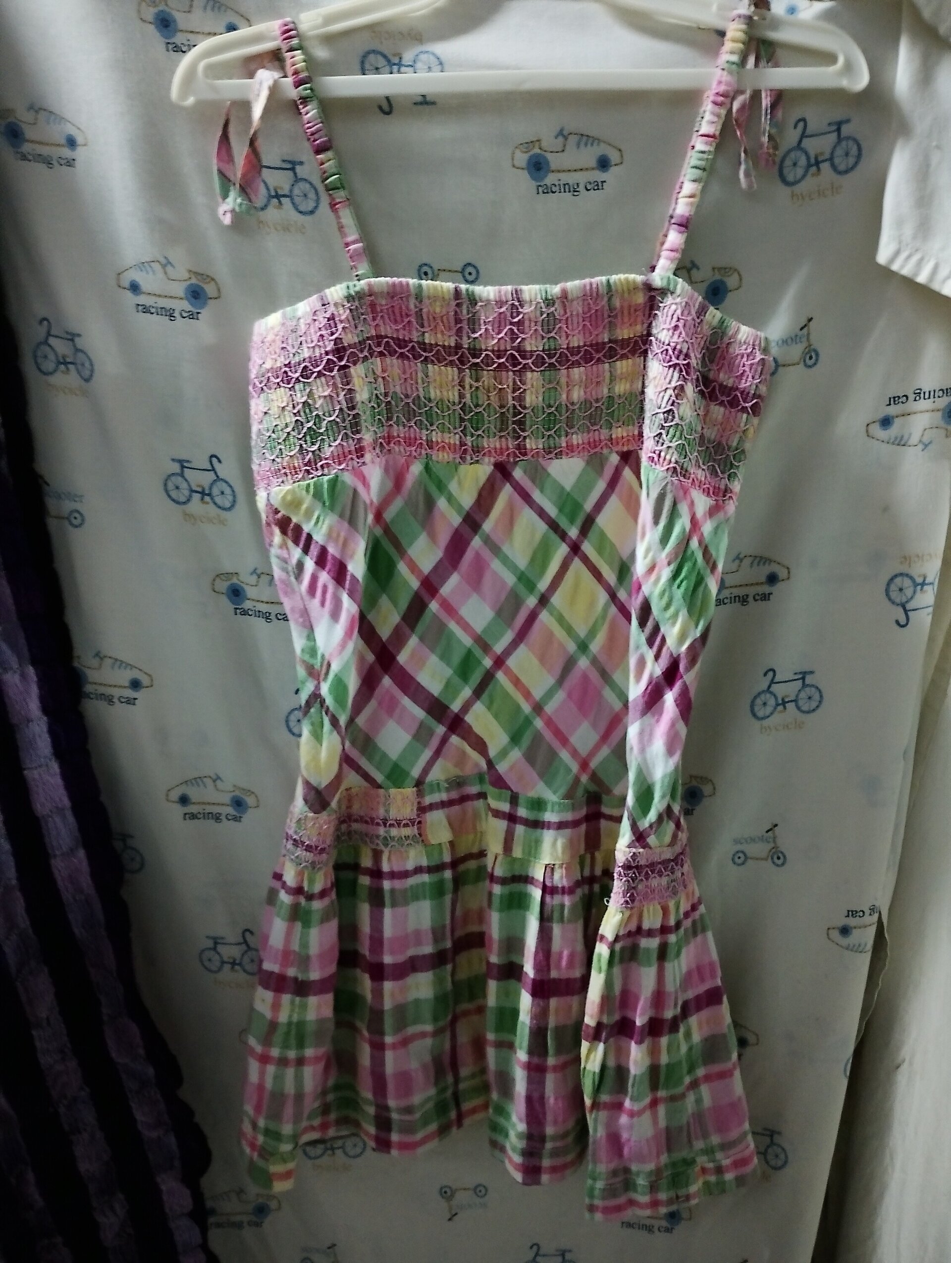 Vestido niña de cuadros - 5