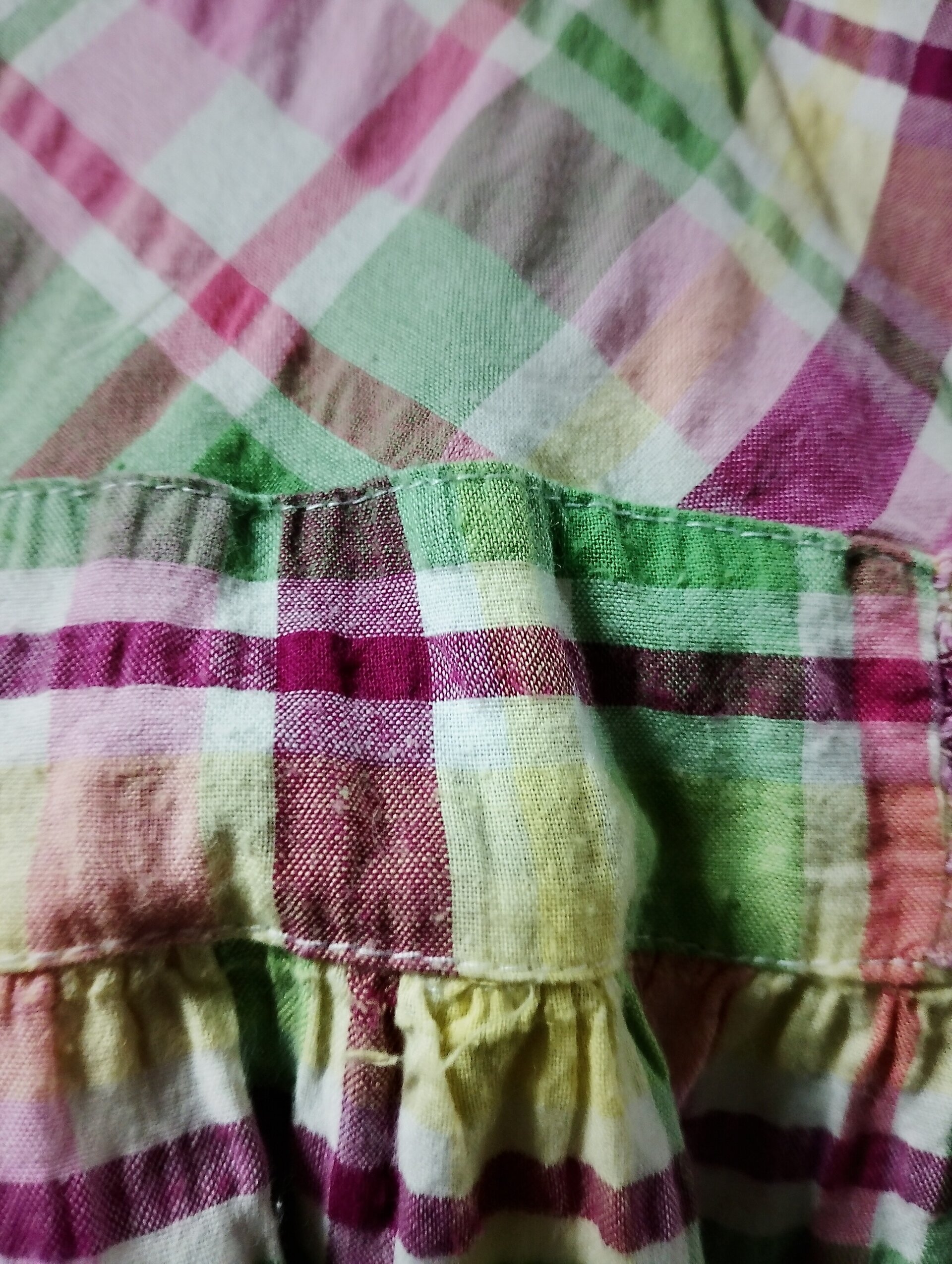 Vestido niña de cuadros - 2