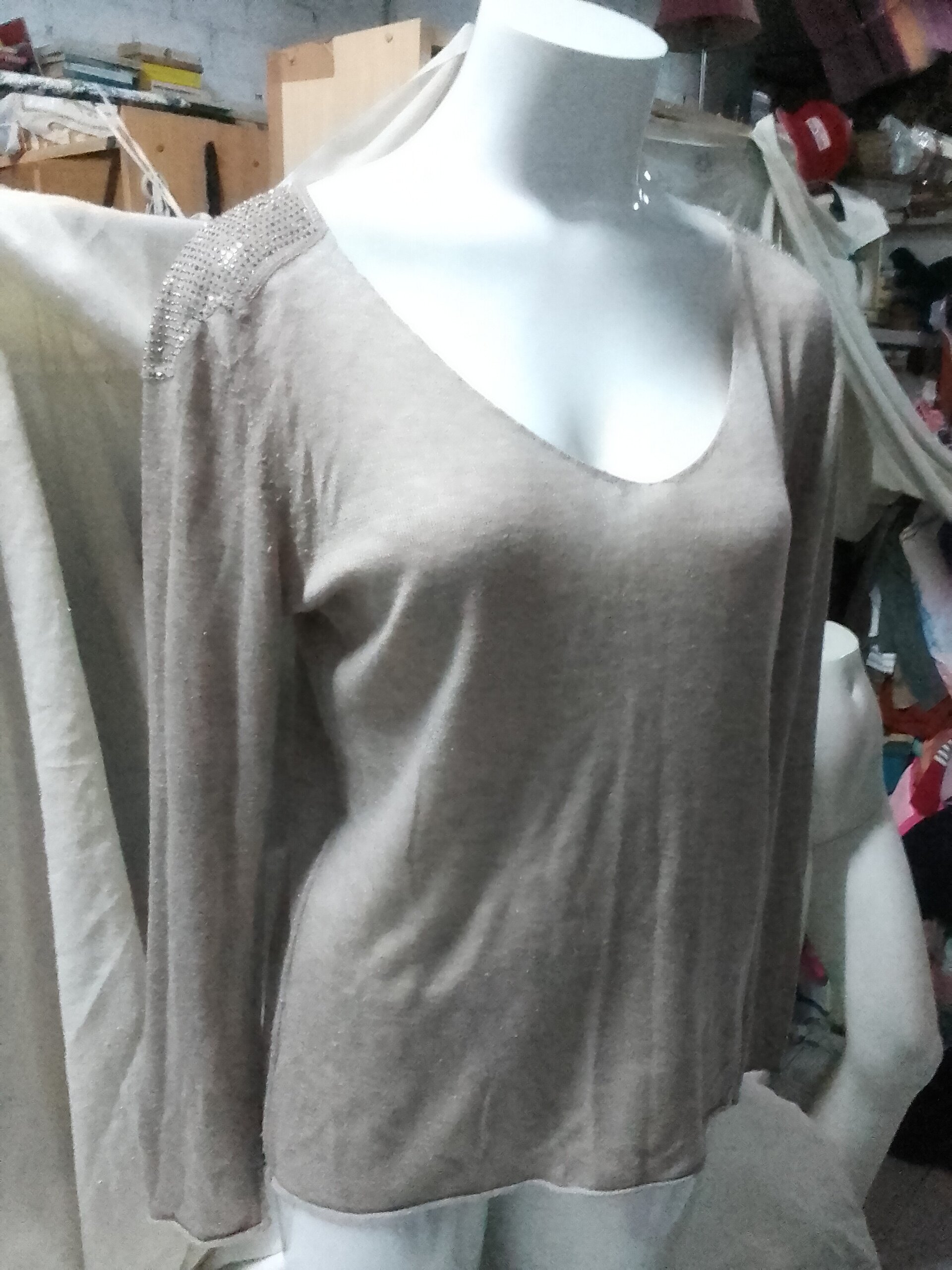 Blusa mujer manga larga - 3