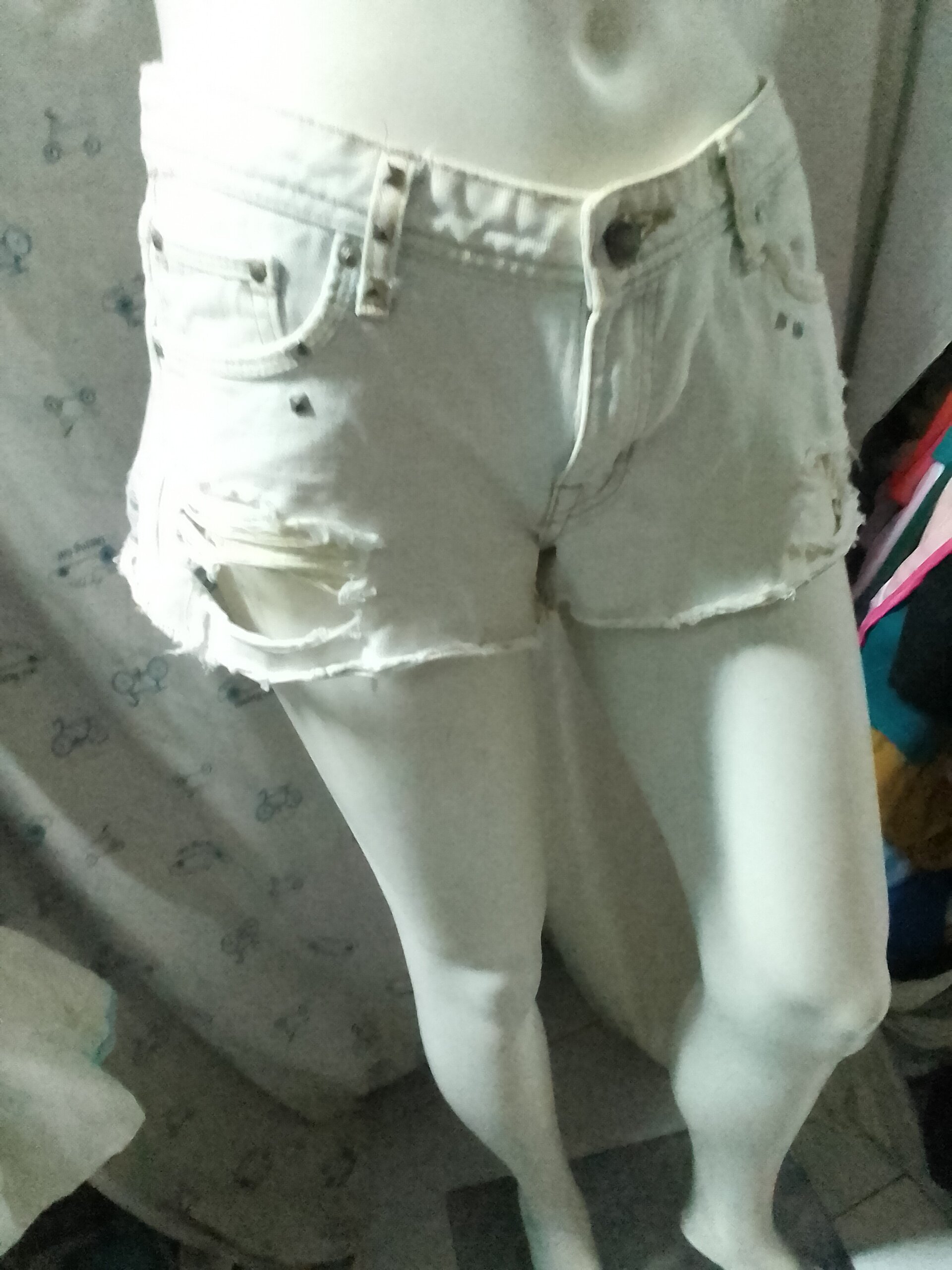 Pantalón short roto - 2