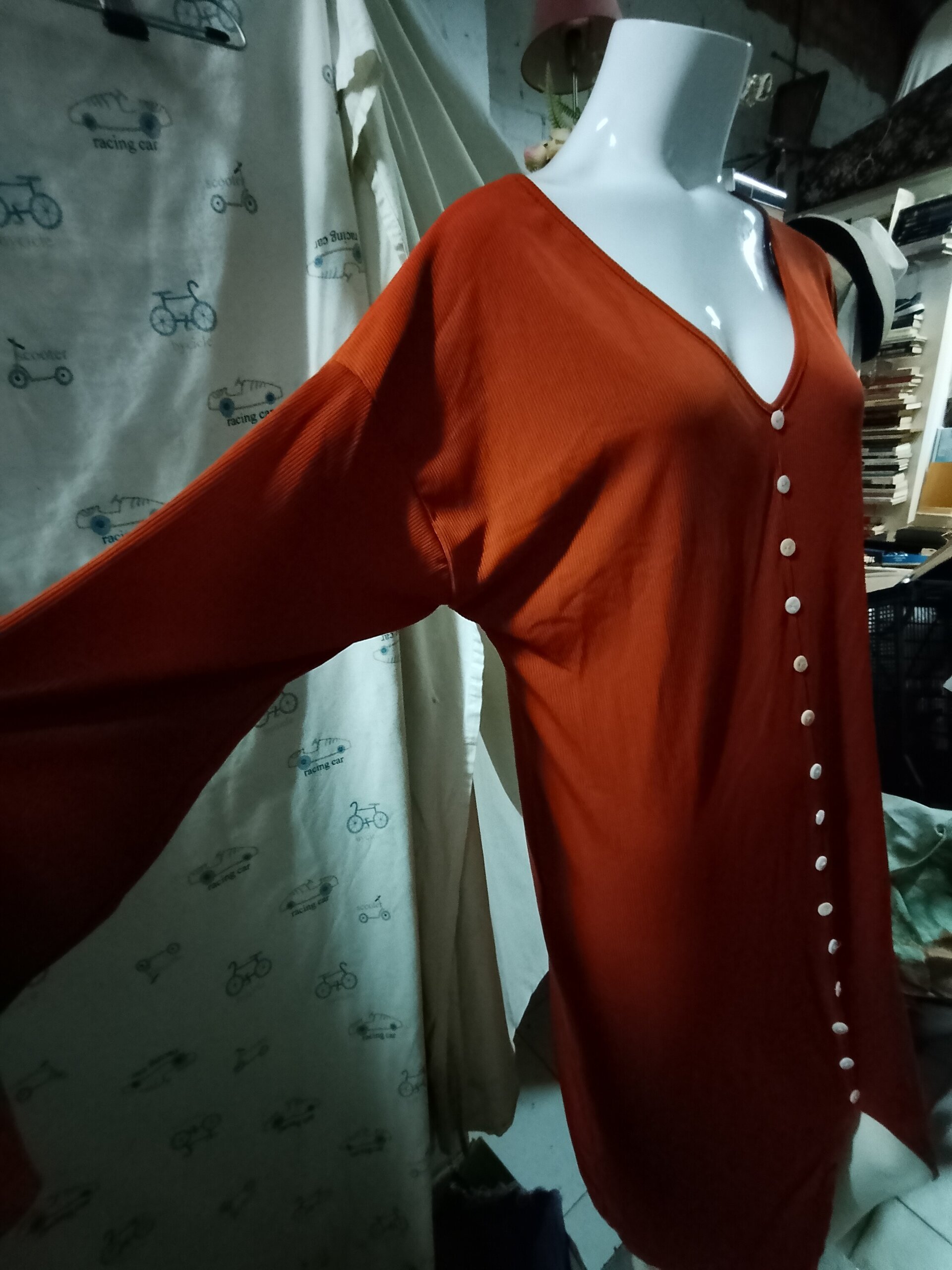 Vestido italiano mujer manga larga - 4