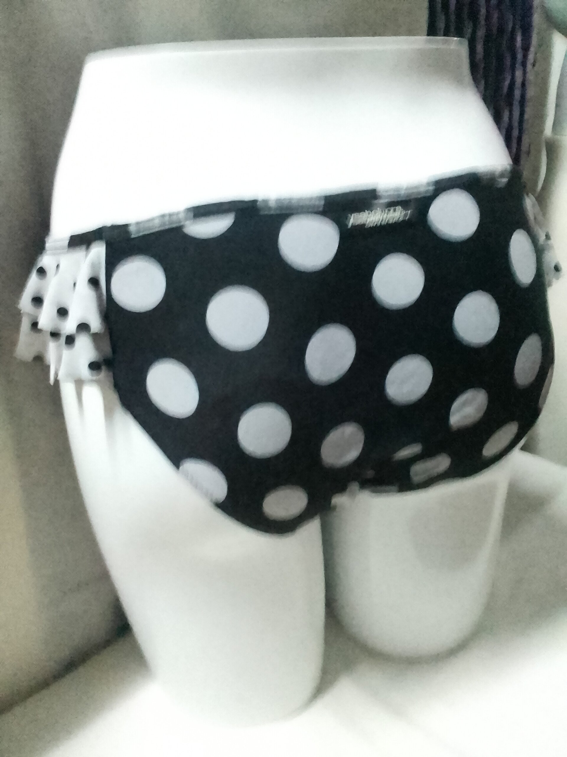 Monokini con lunares y volantes - 2