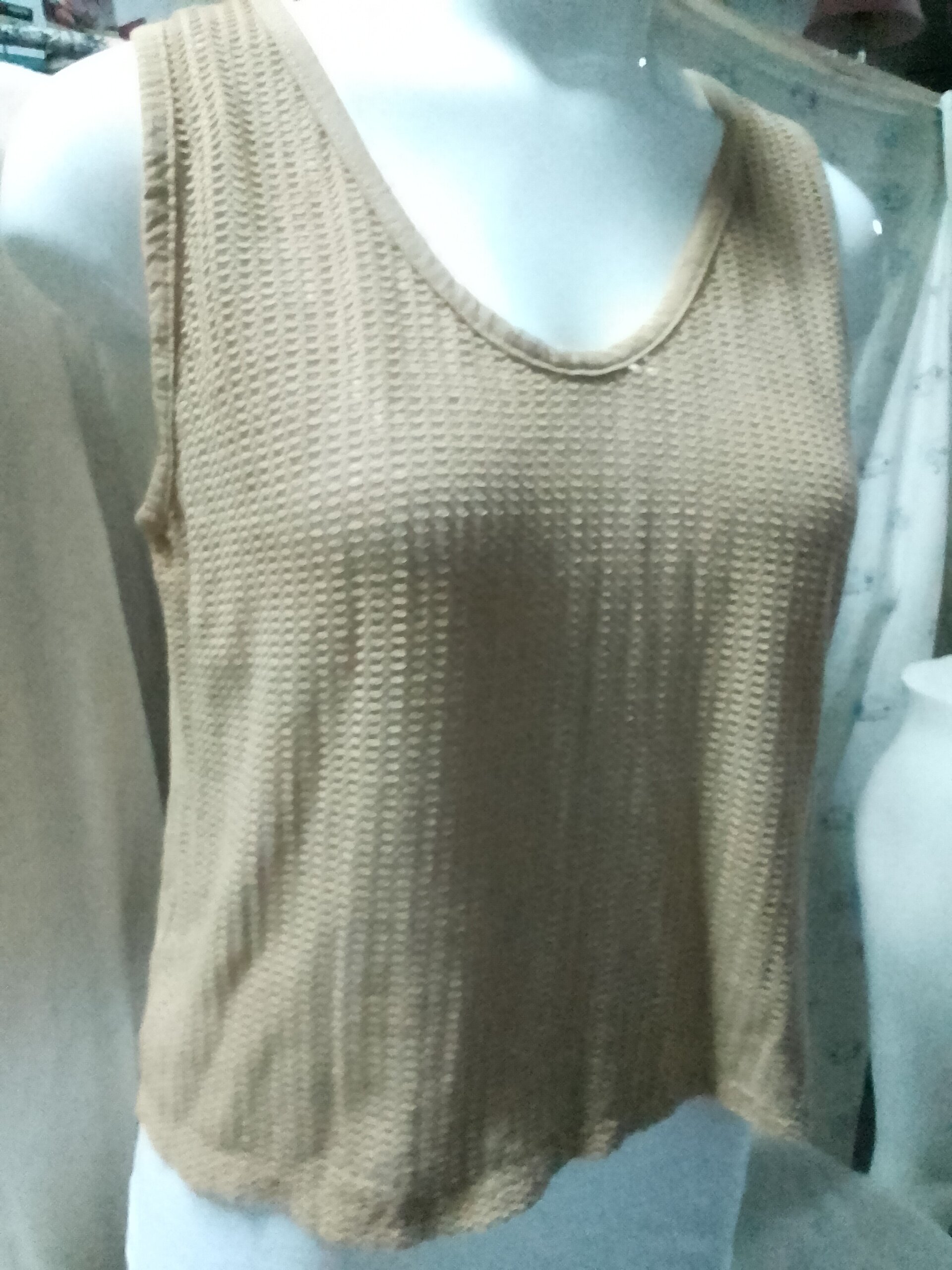 Blusa italiana calada + camiseta de tirantes - 3