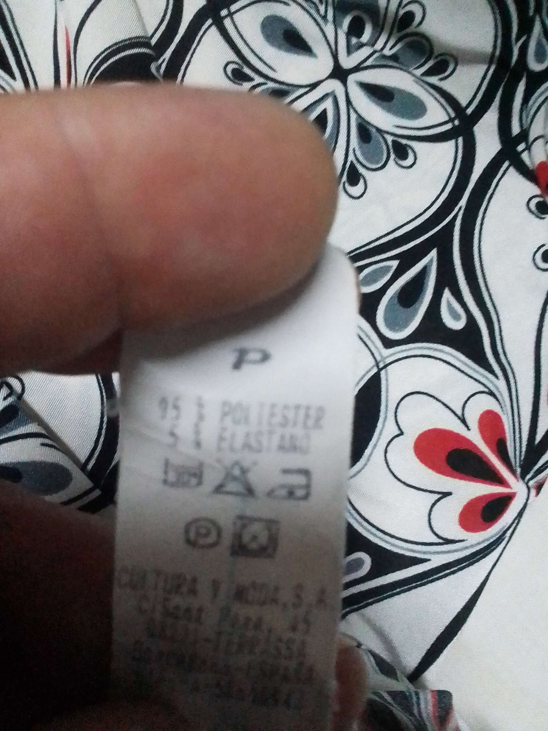 Blusa estampada manga larga - 6