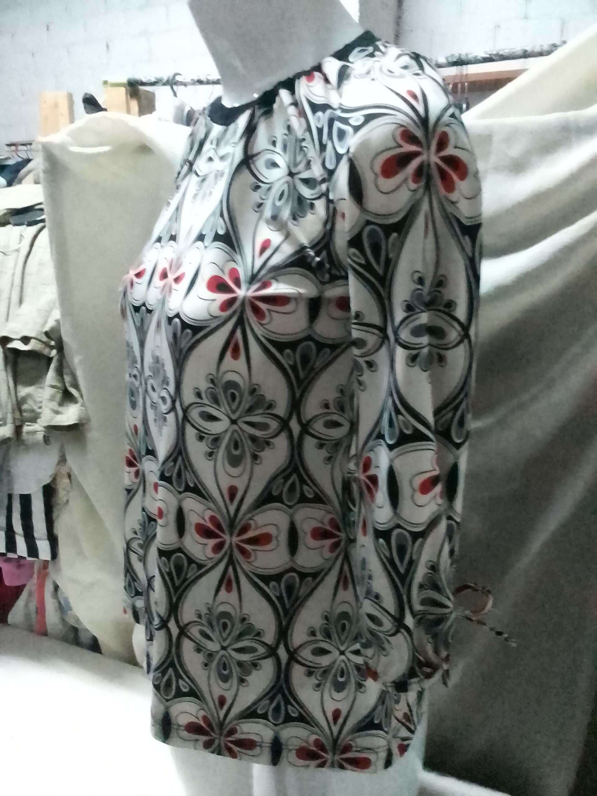 Blusa estampada manga larga - 2