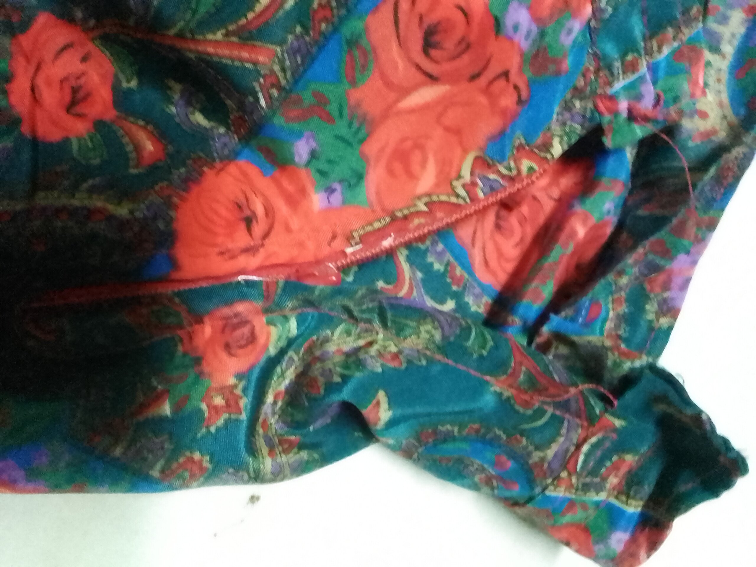 Falda ajustada con estampado floral - 4