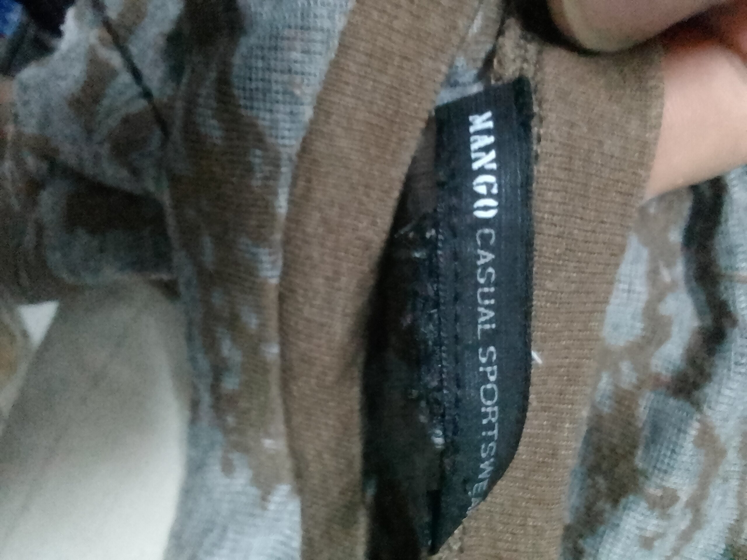 Blusa manga larga cuello ancho - 5