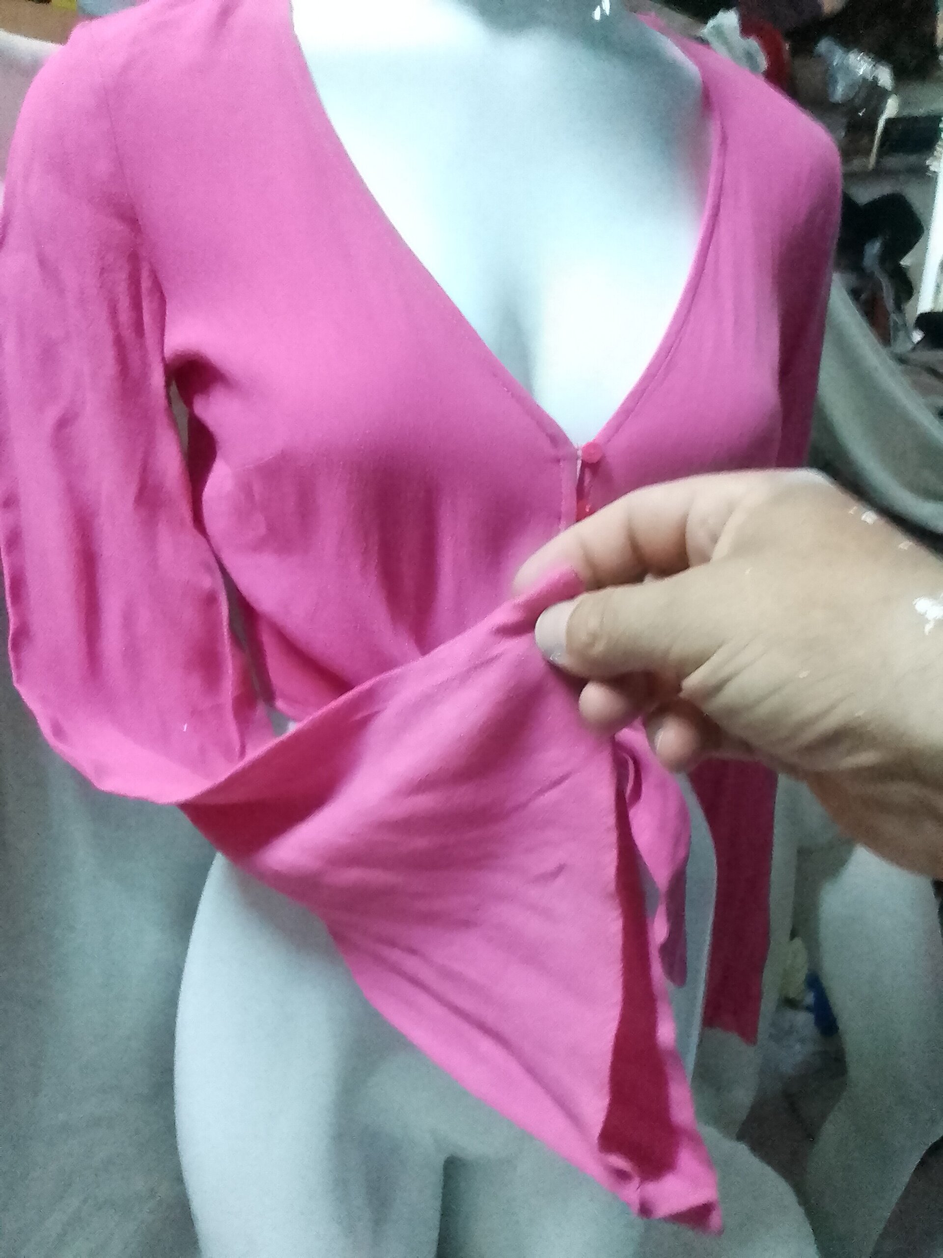 Blusa Bershka mujer manga larga - 4