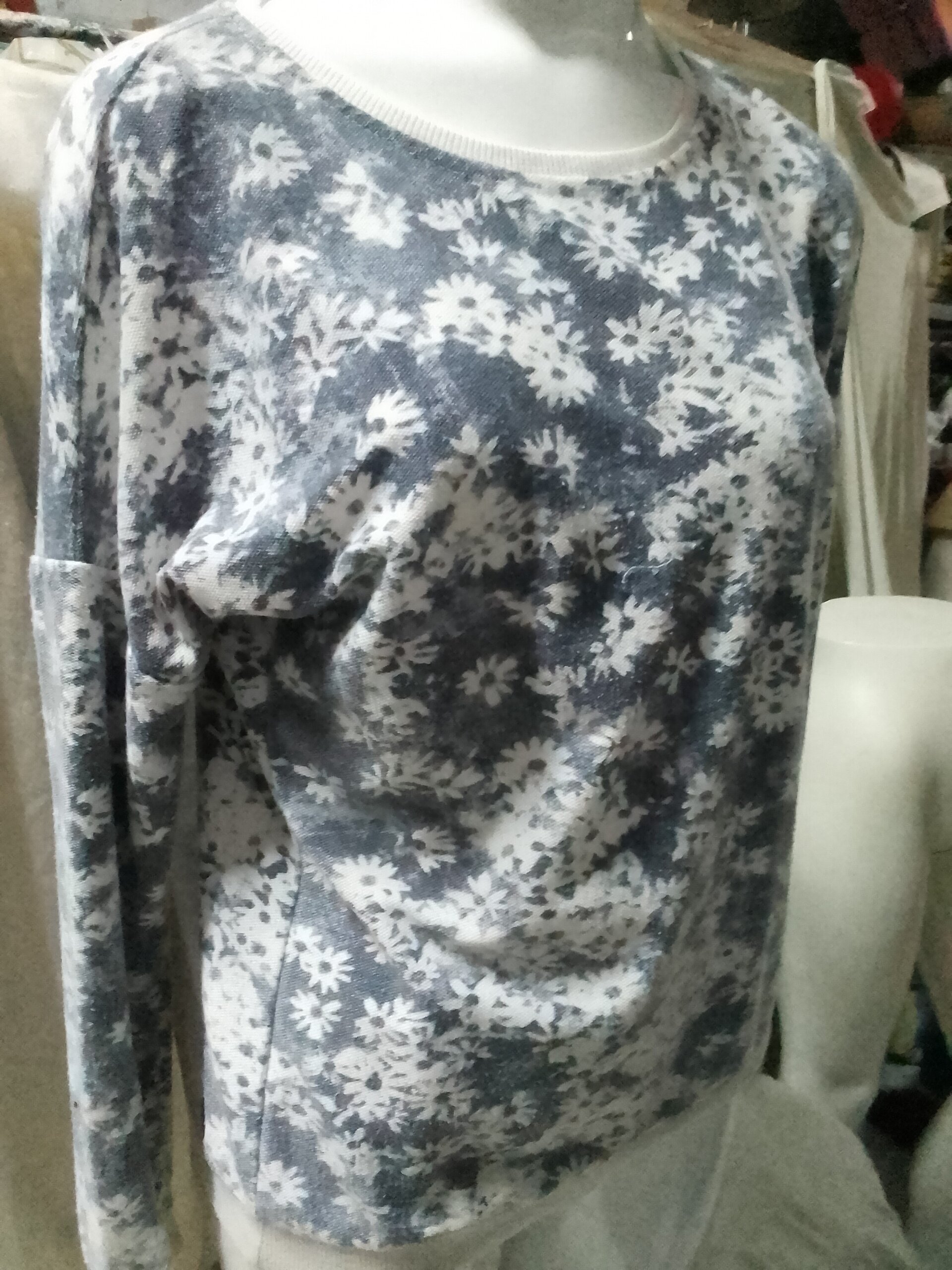 Jersey mujer manga larga estampado - 1