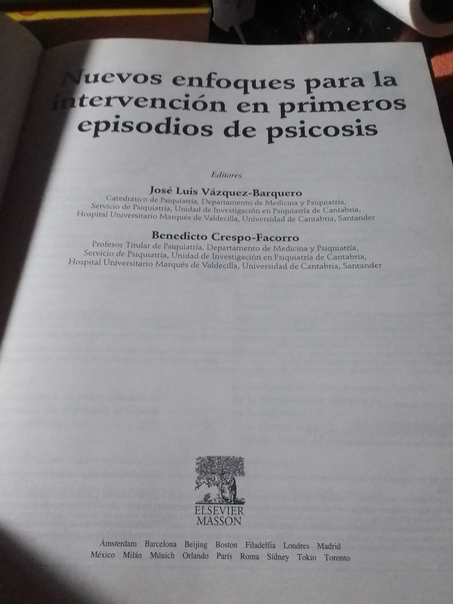 Nuevos enfoques para la intervención de primeros episodios de psicosis - 2