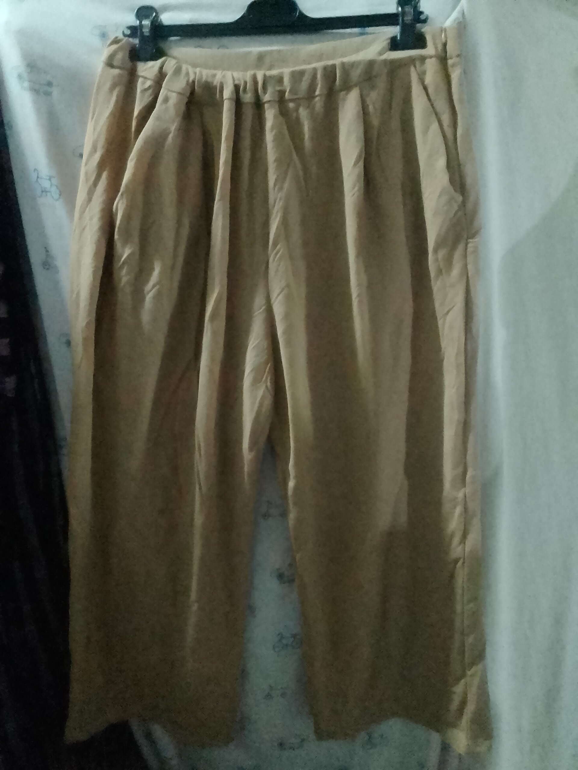 Pantalón ancho mujer con goma a la cintura - 1