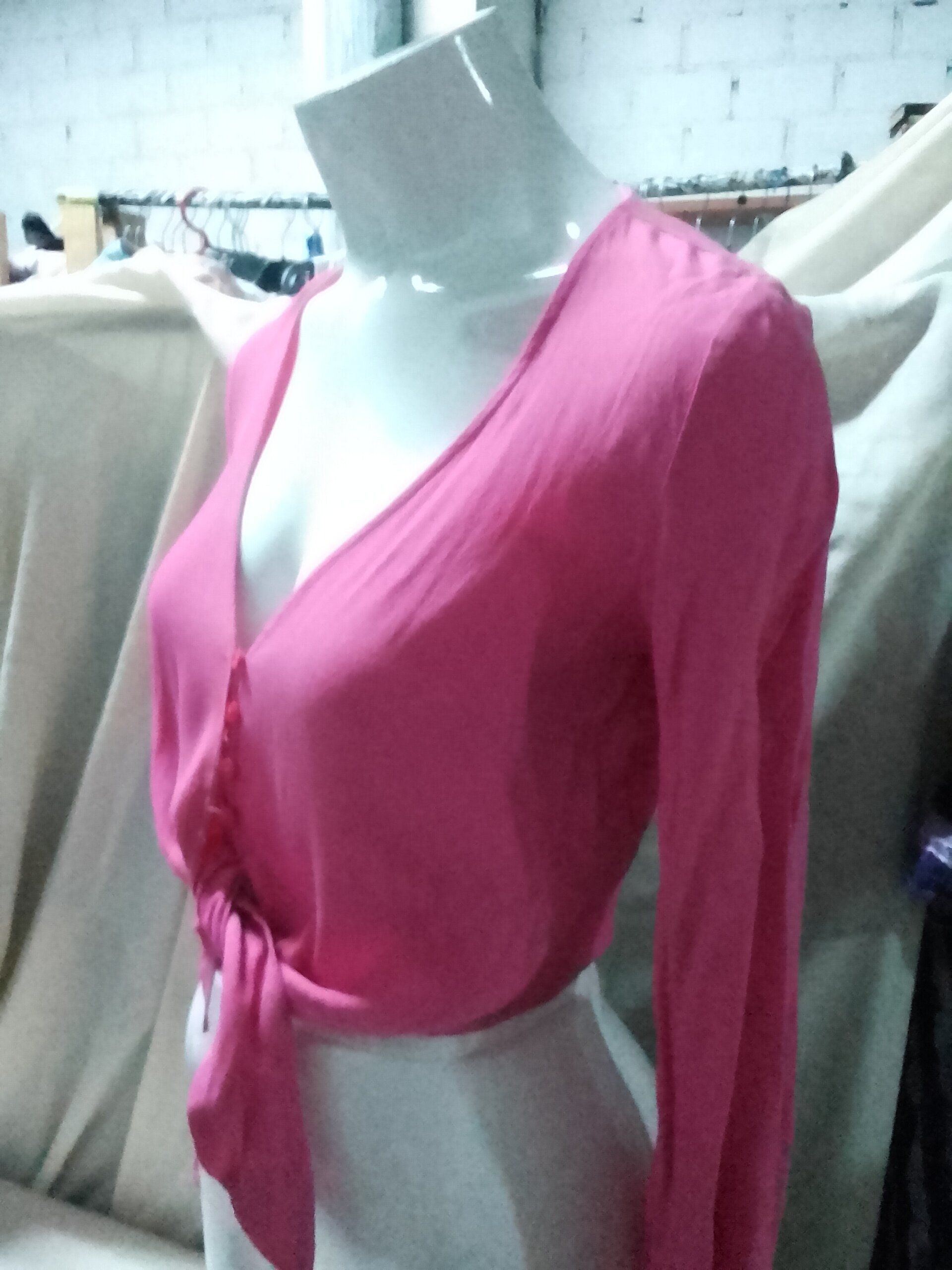 Blusa Bershka mujer manga larga - 3