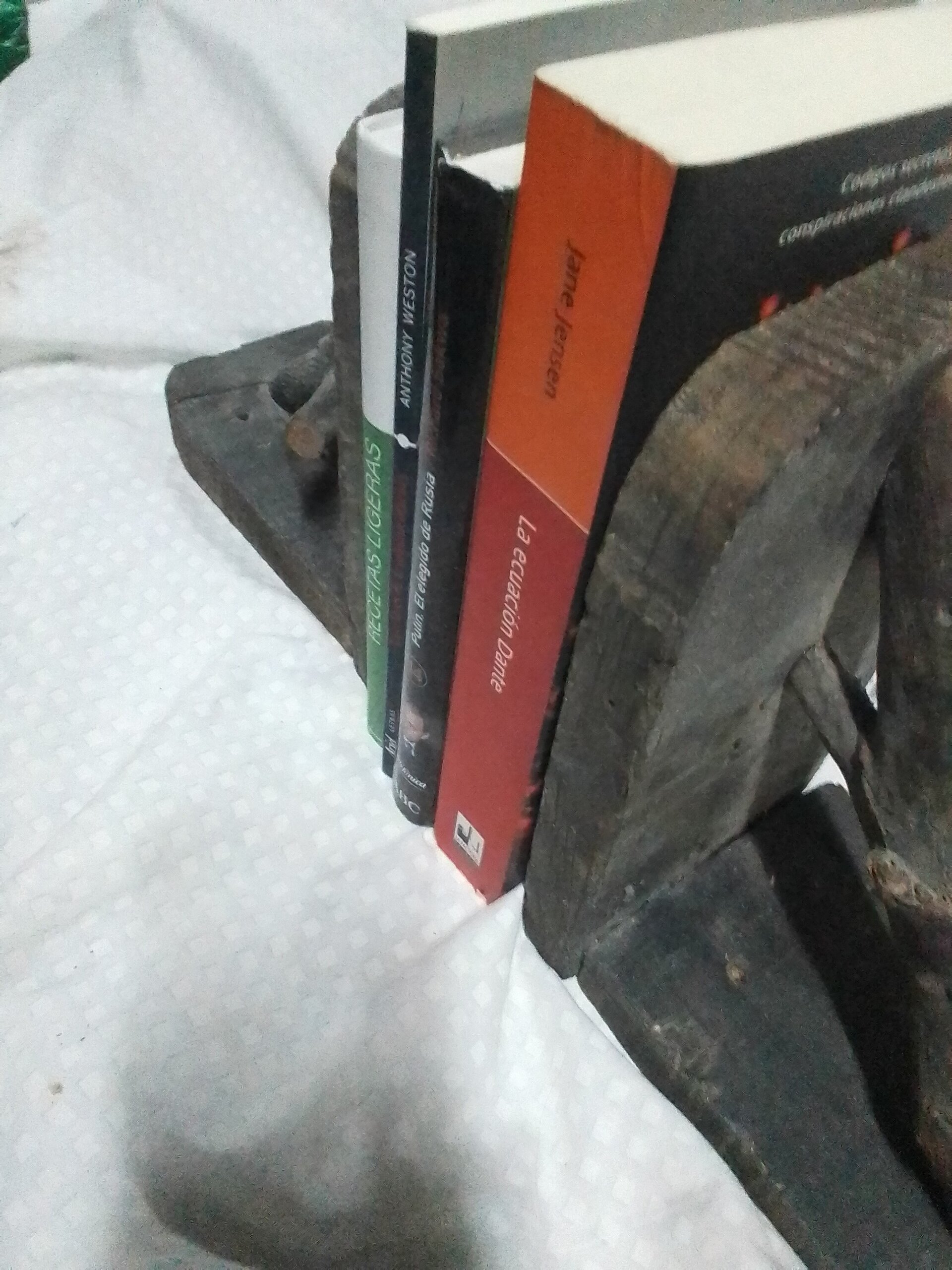 Sujeta libros de madera - 4