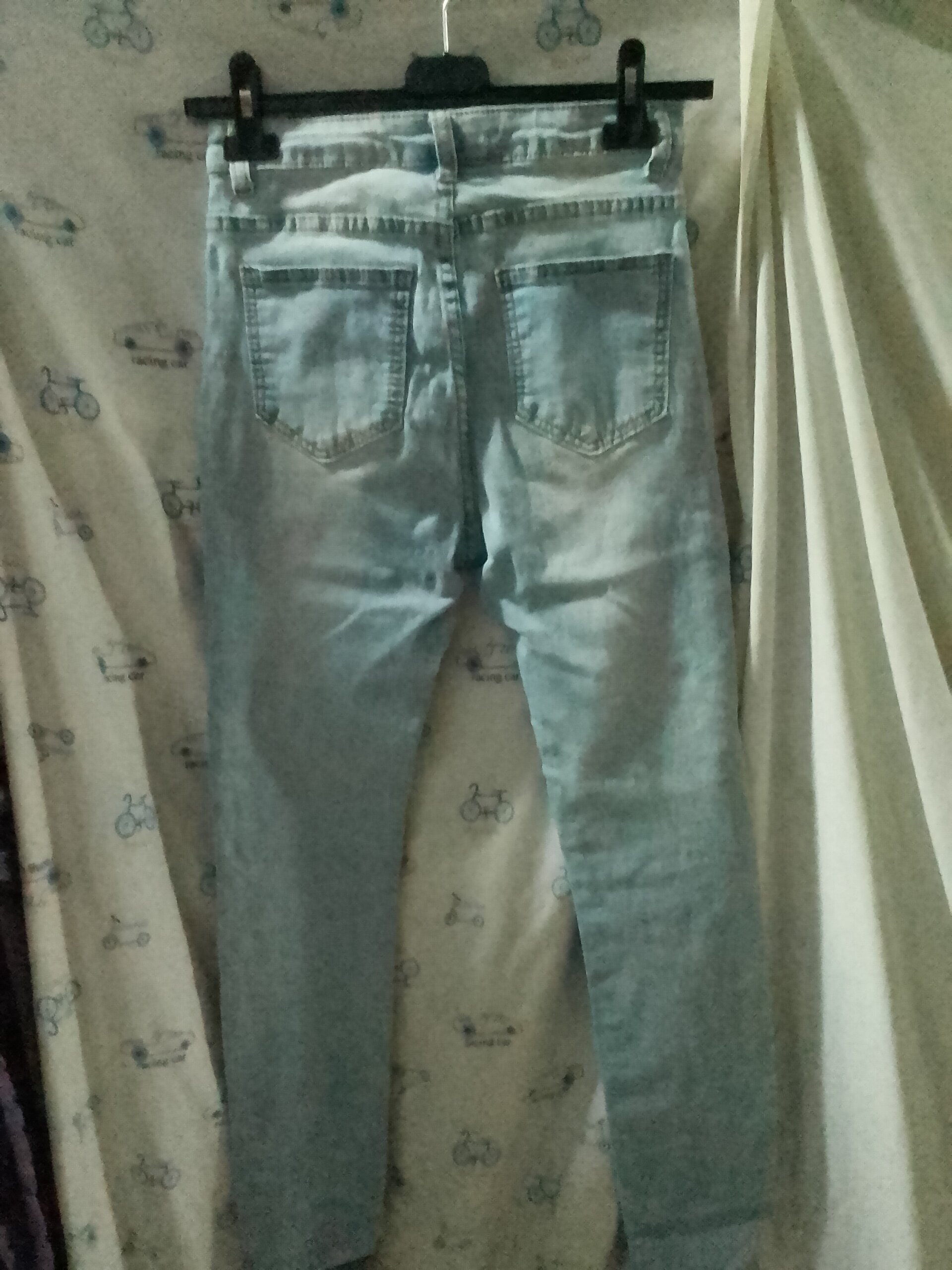 Pantalón vaquero elástico pitillo - 2