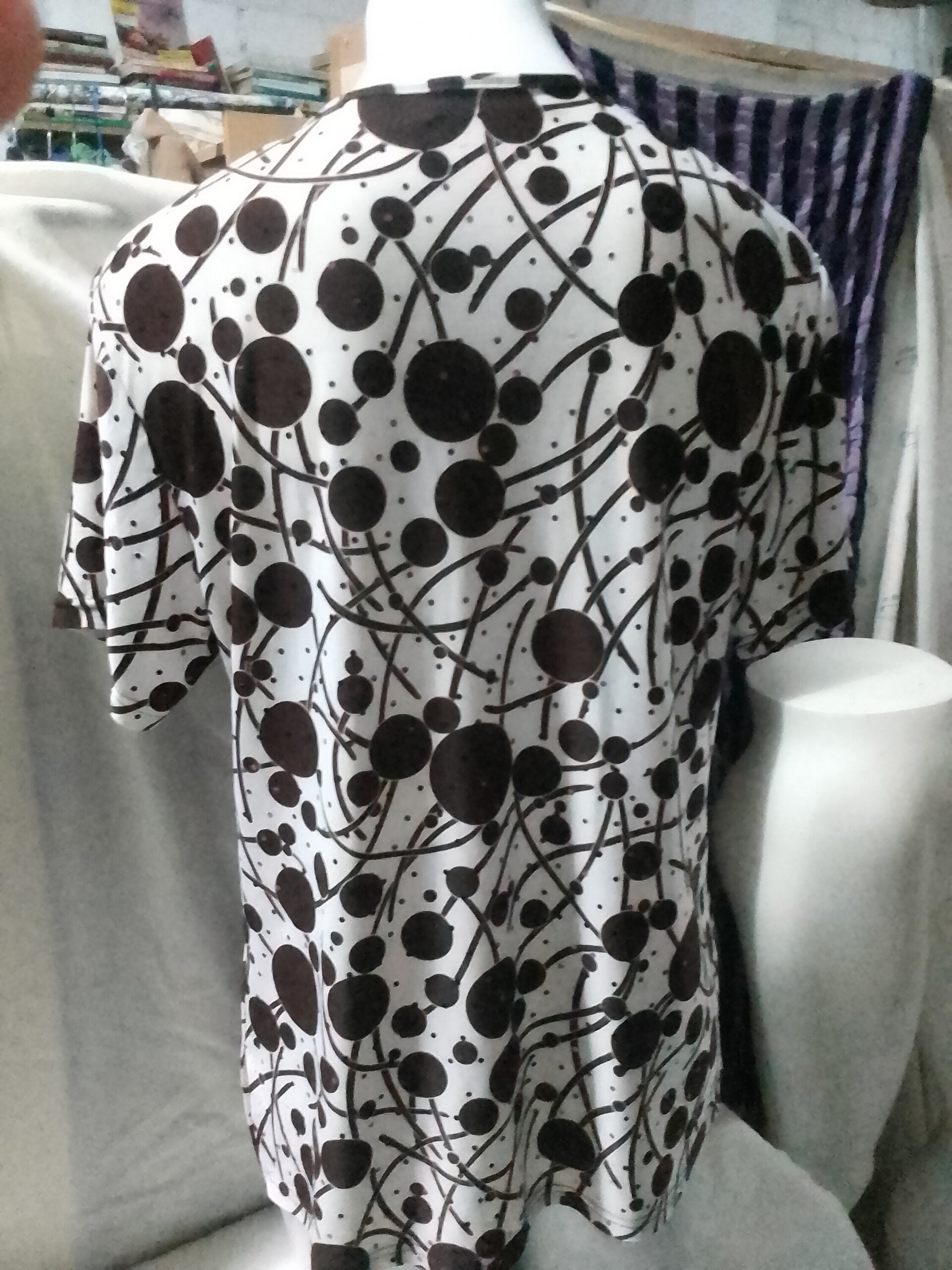 Blusa mujer manga corta estampada - 7