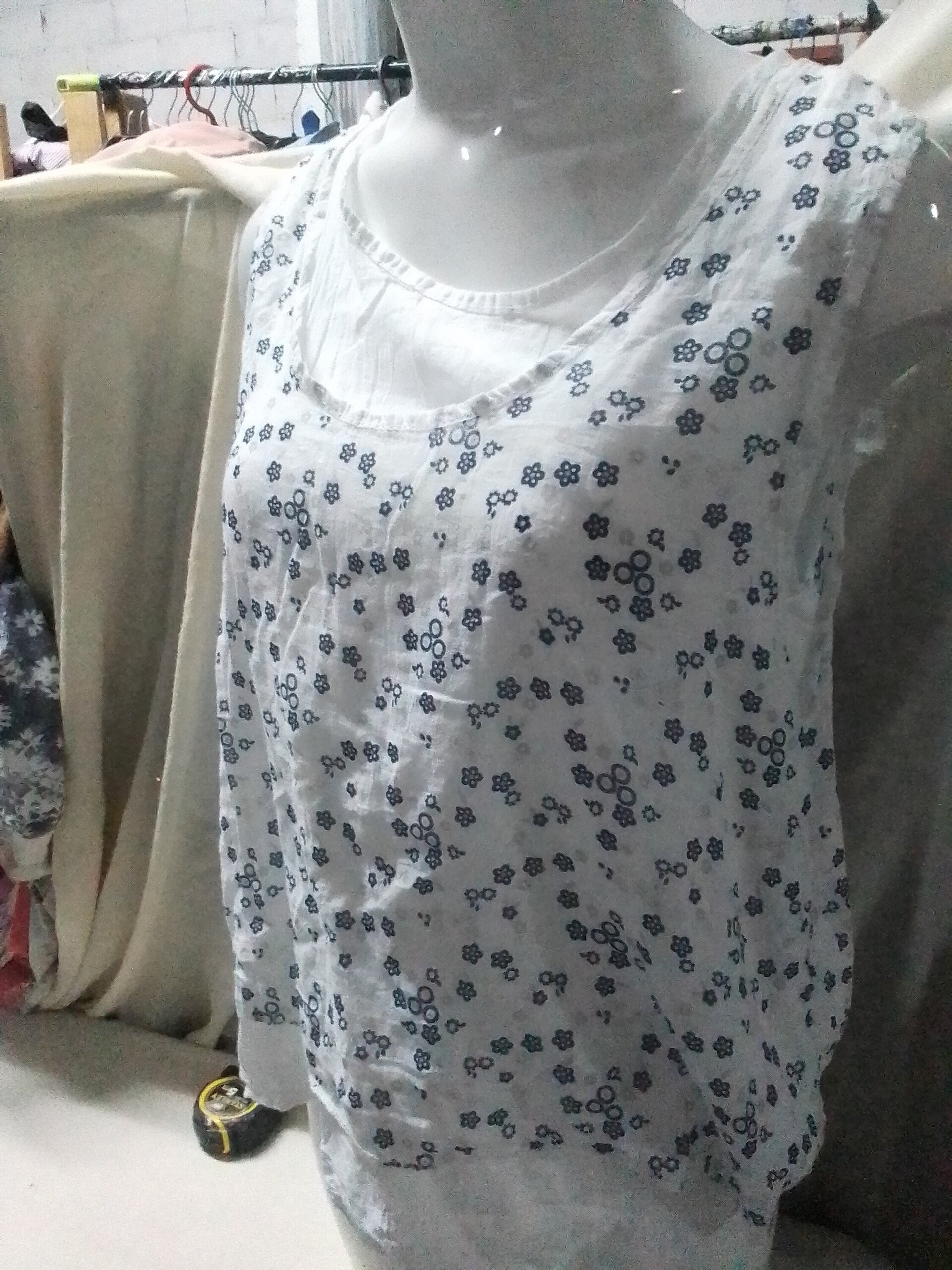 Blusa + camiseta italiana sin mangas - 7