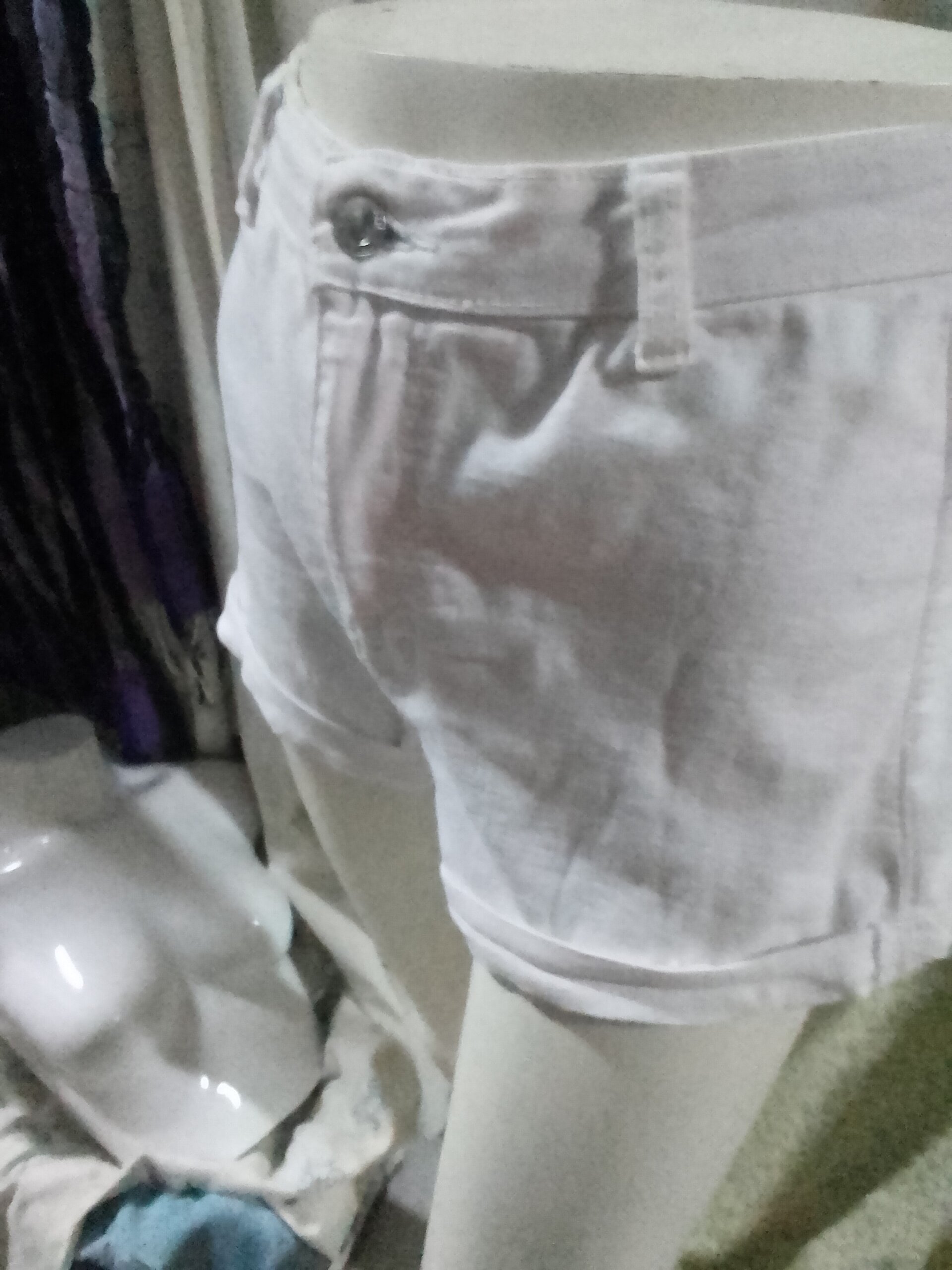 Pantalón corto blanco mujer - 3