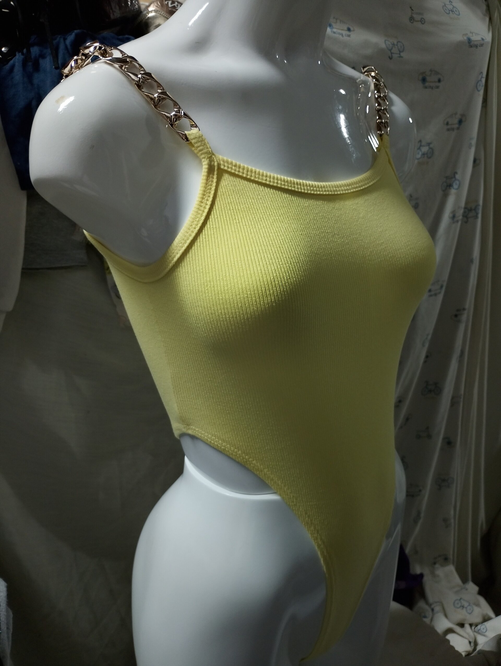 Body mujer amarillo - 4