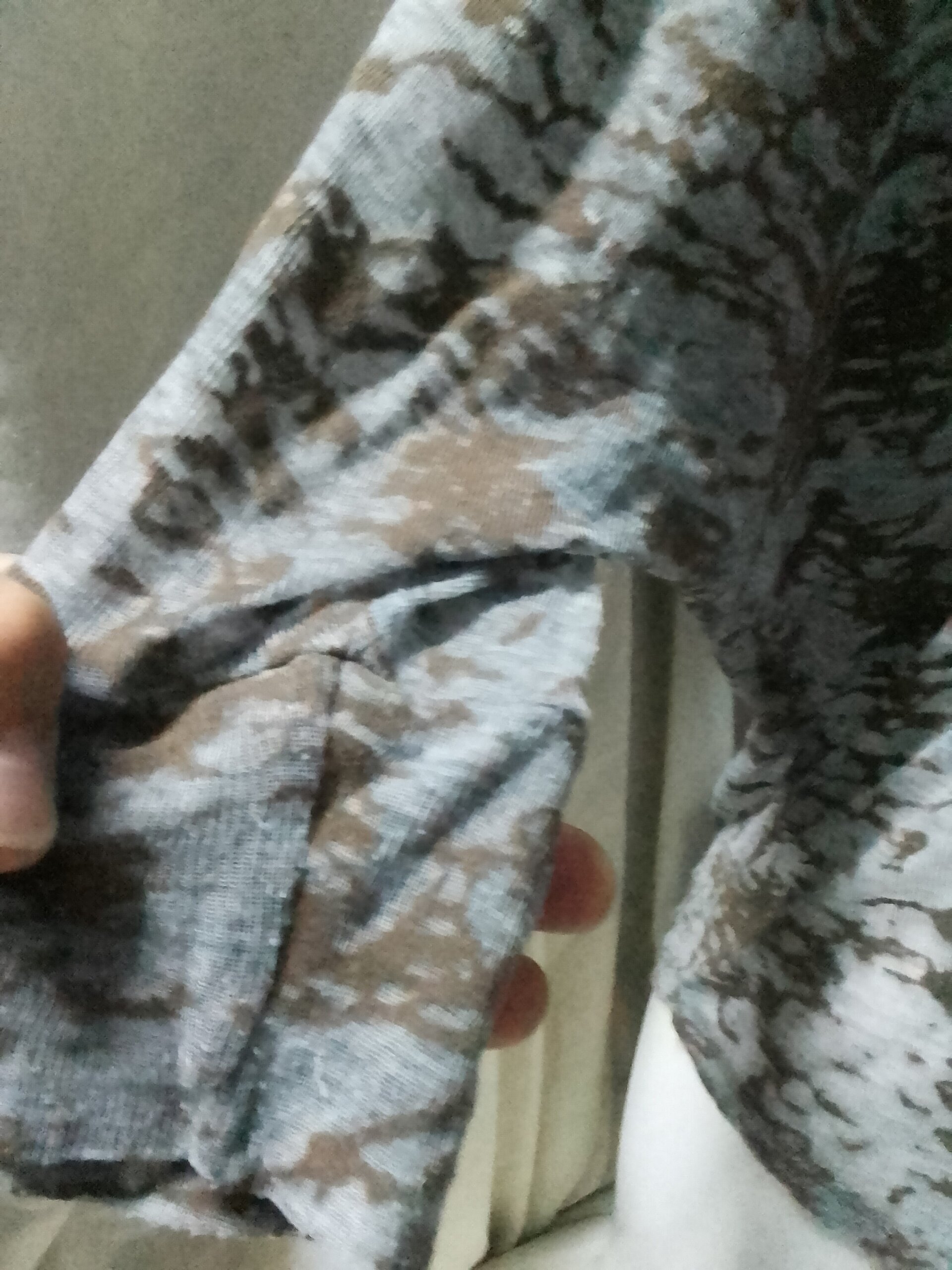 Blusa manga larga cuello ancho - 2