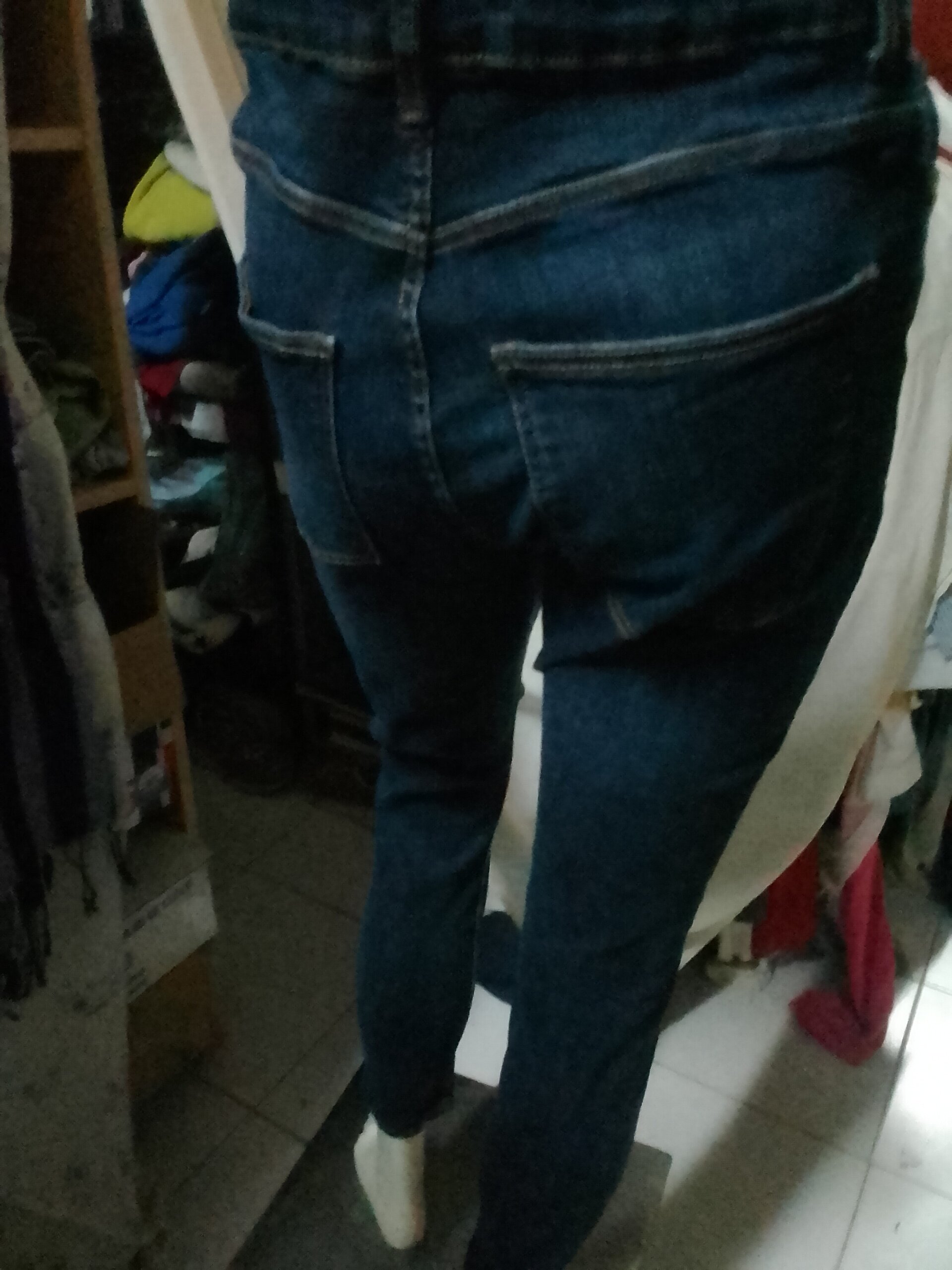 Vaquero elástico pitillo mujer - 2