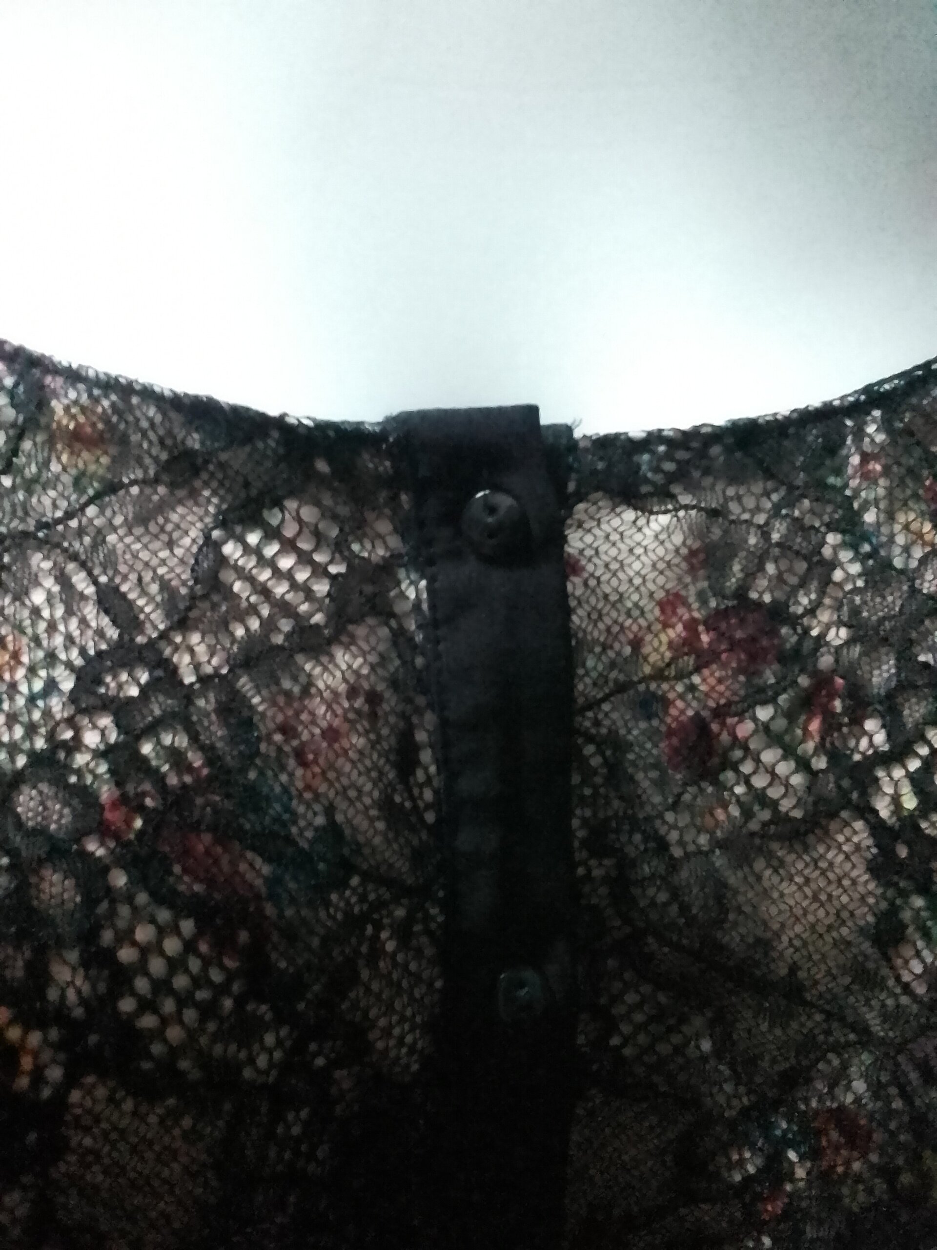 Blusa mujer de encaje semitransparente - 2