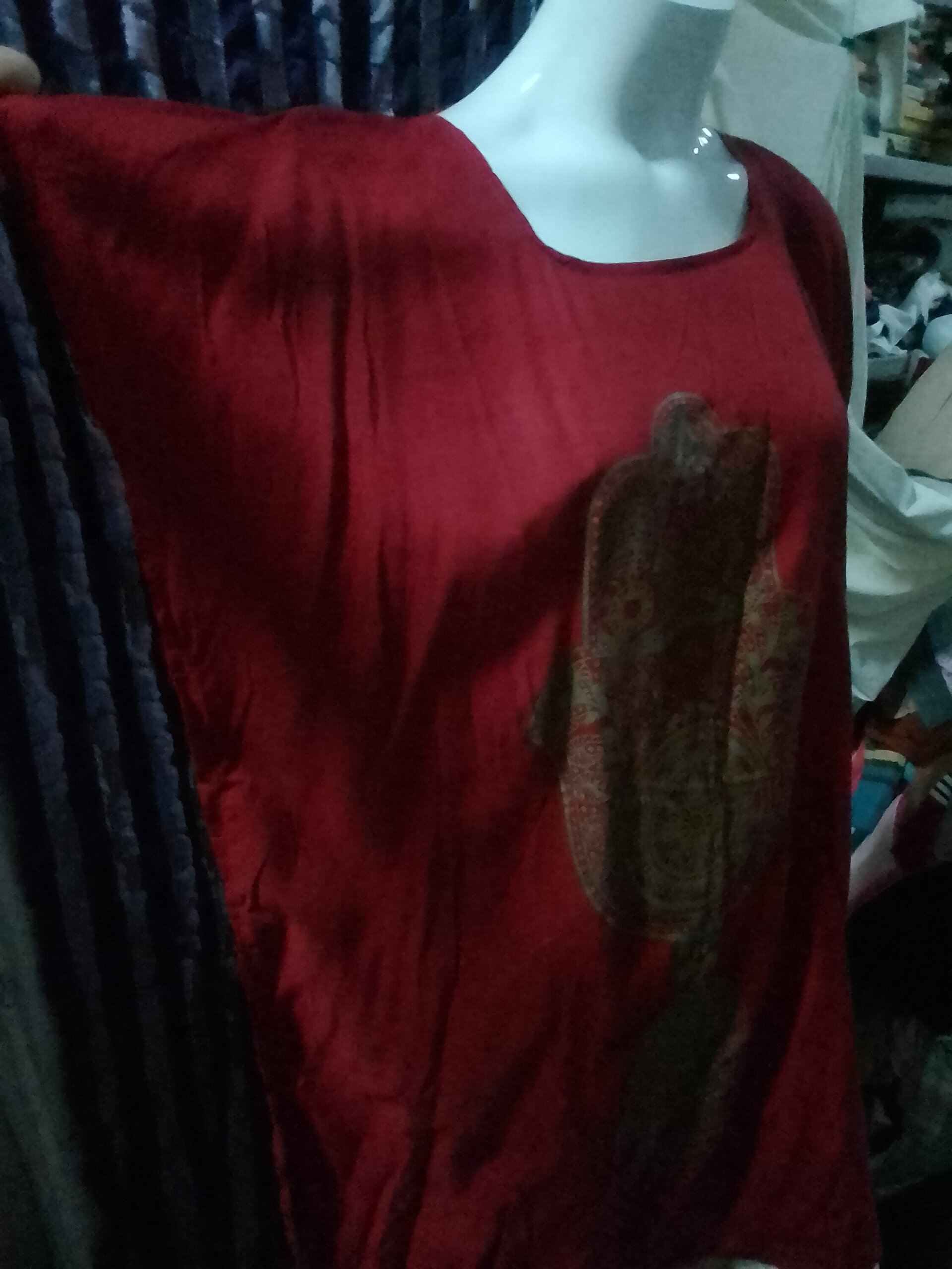 Túnica musulmana corta mano de Fátima - 2