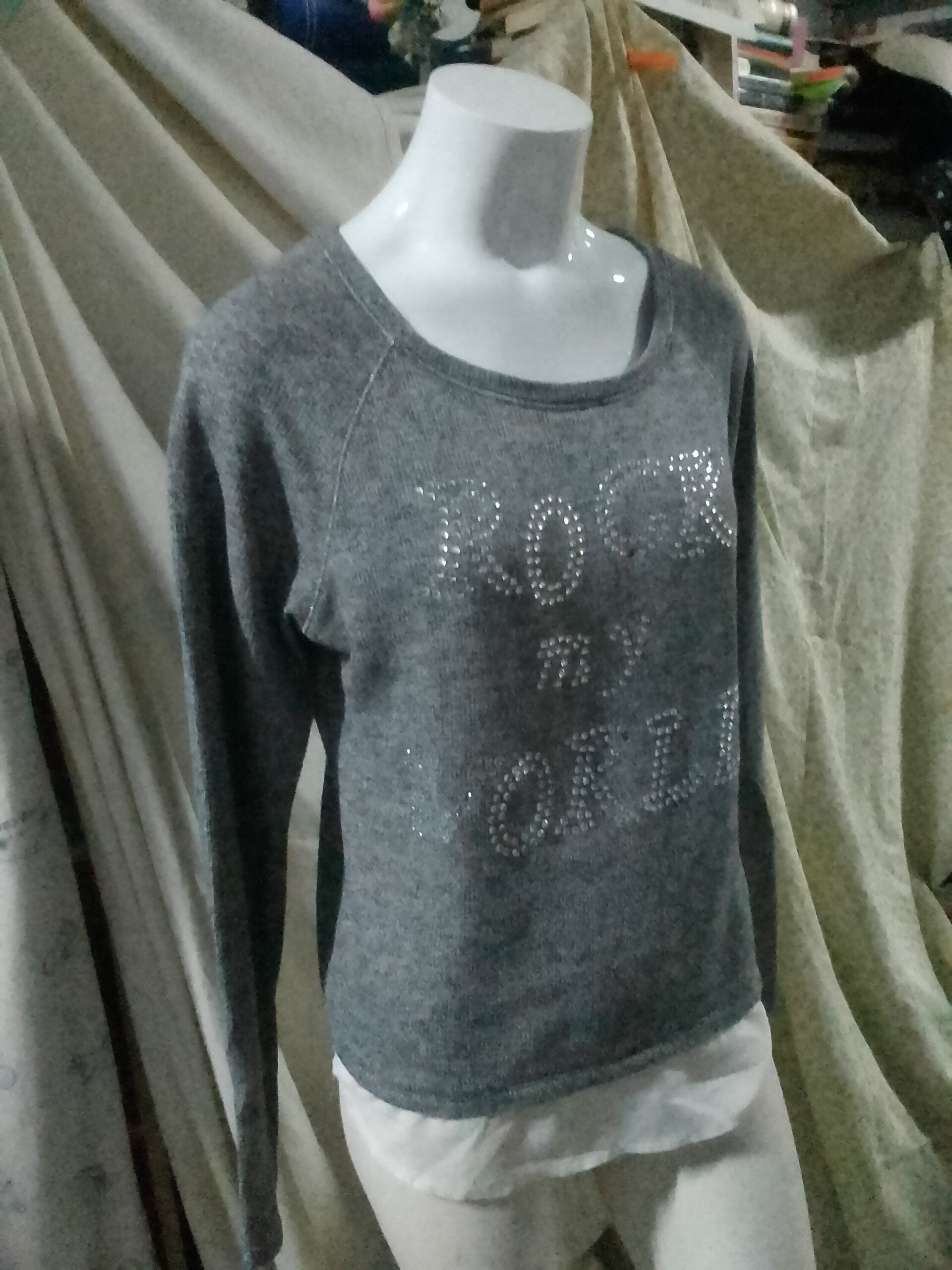 Jersey gris mujer - 2