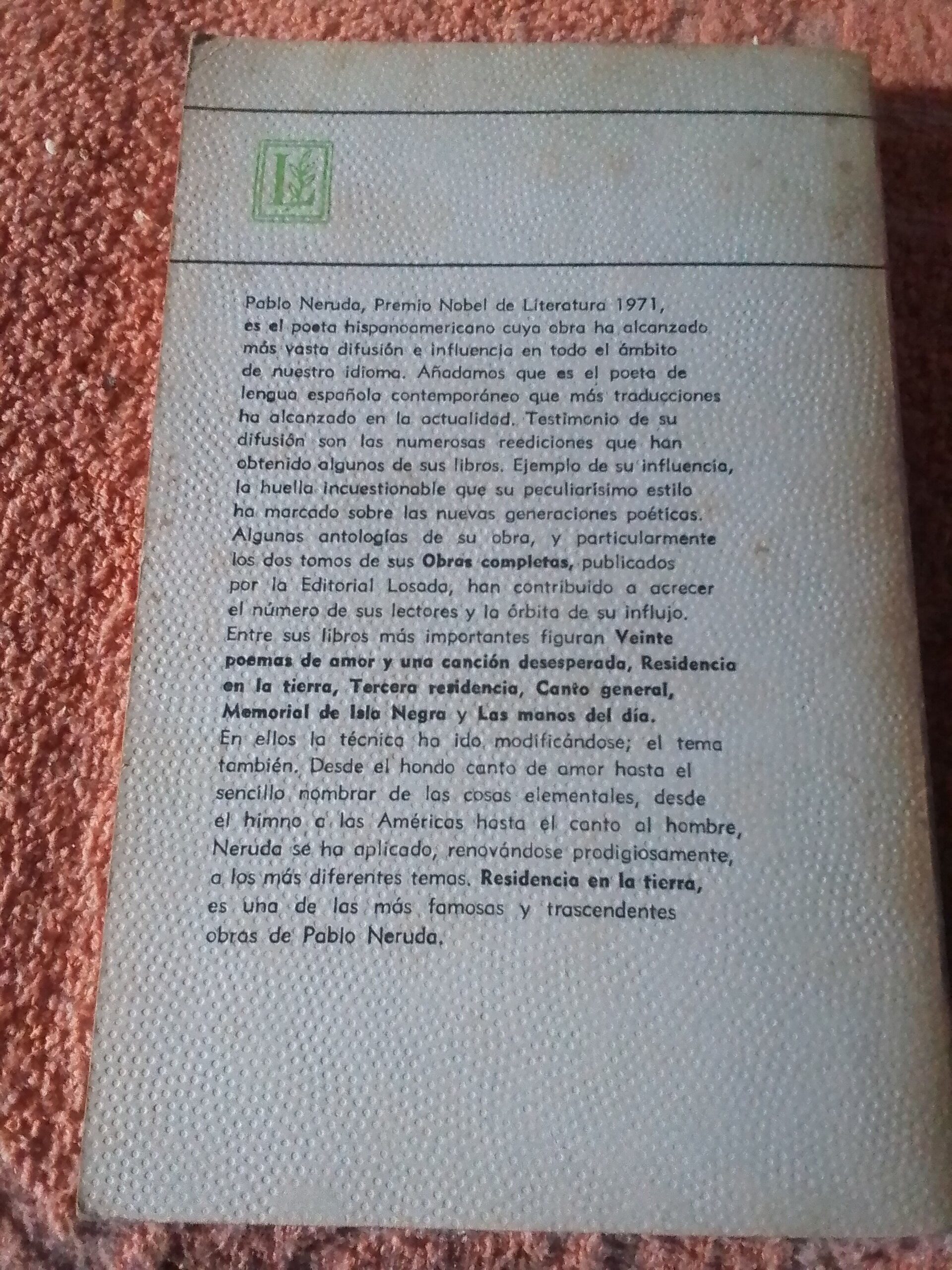 Residencia en la tierra - 2