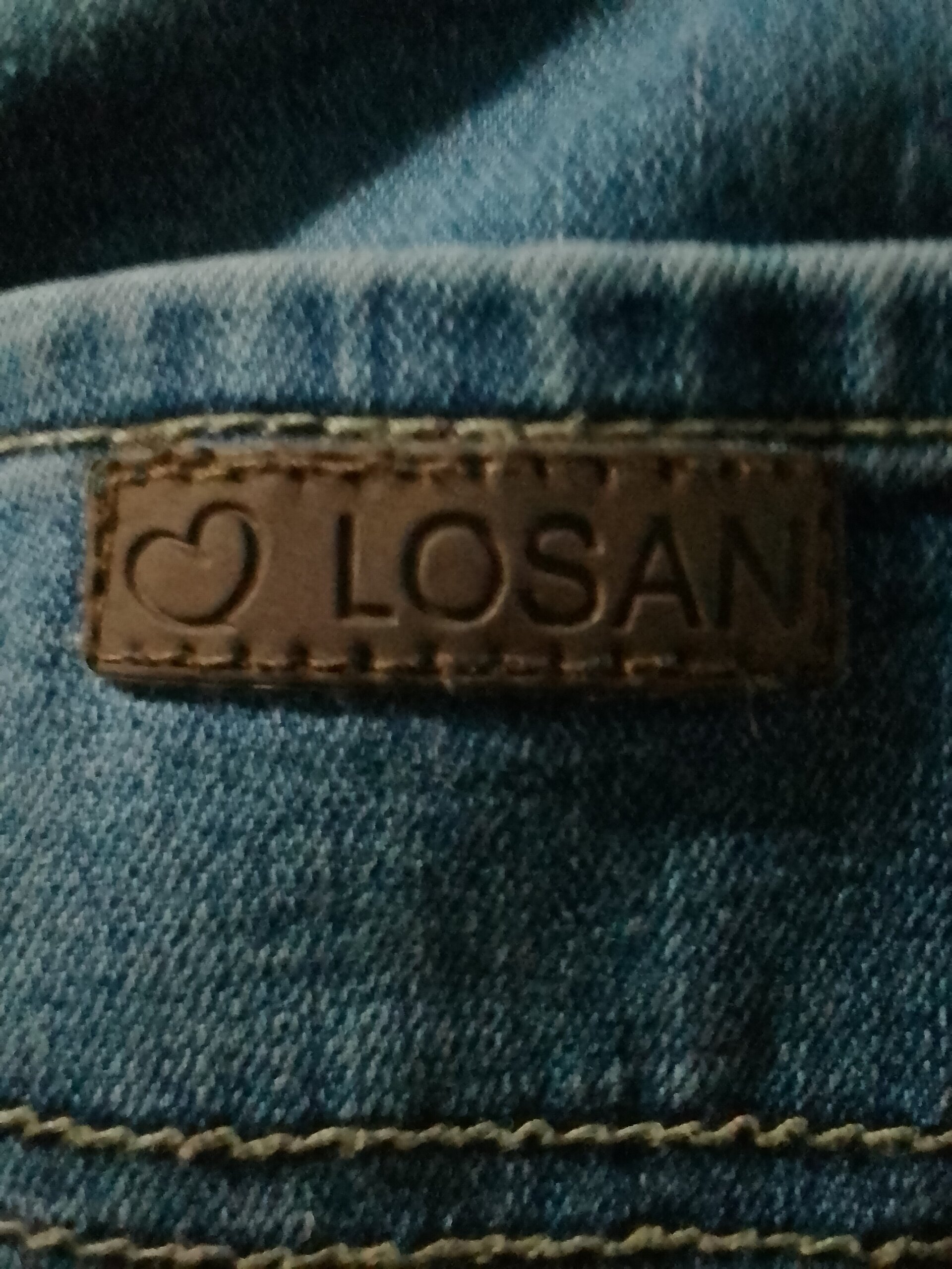 Vaquero roto niña algodón - 2