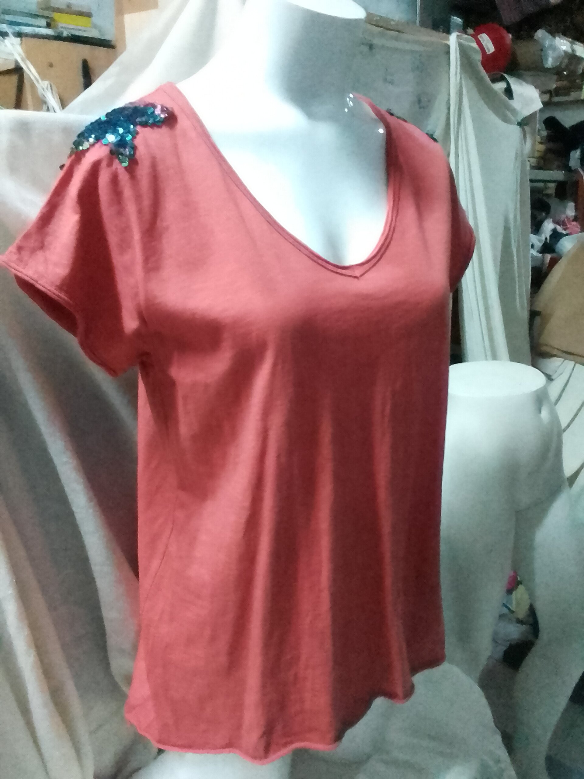 Camiseta italiana mujer manga corta - 4