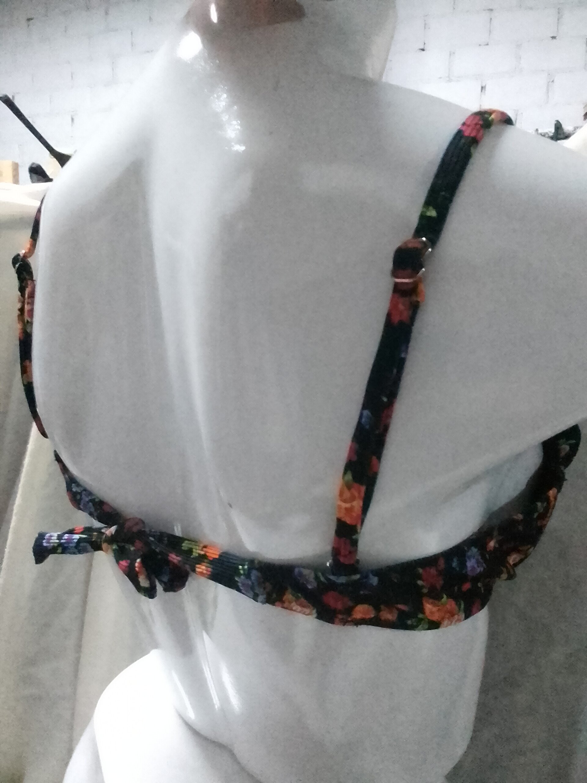 Parte superior bikini estampado - 2