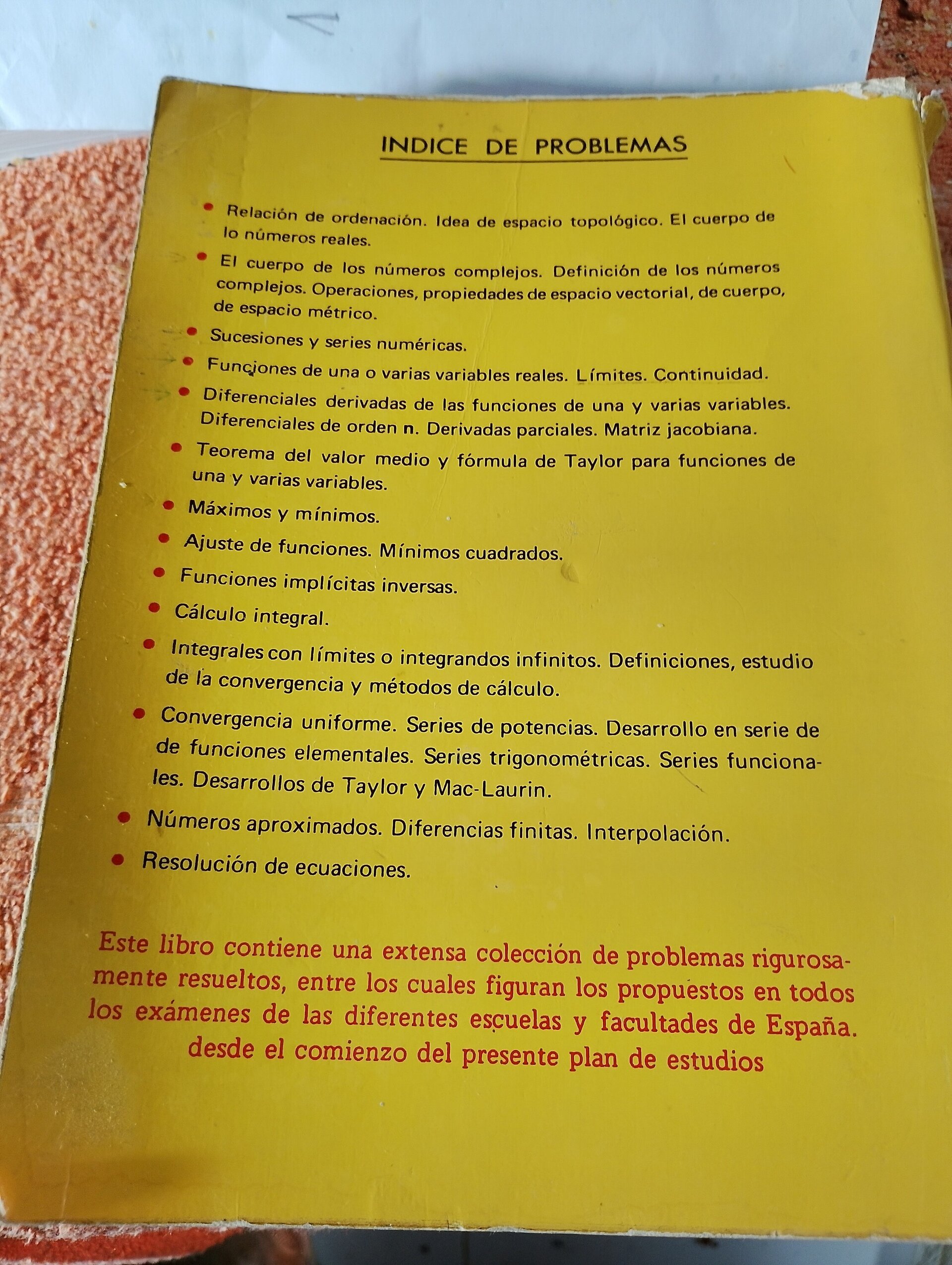 Problemas de Cálculo Infinitesimal - 2
