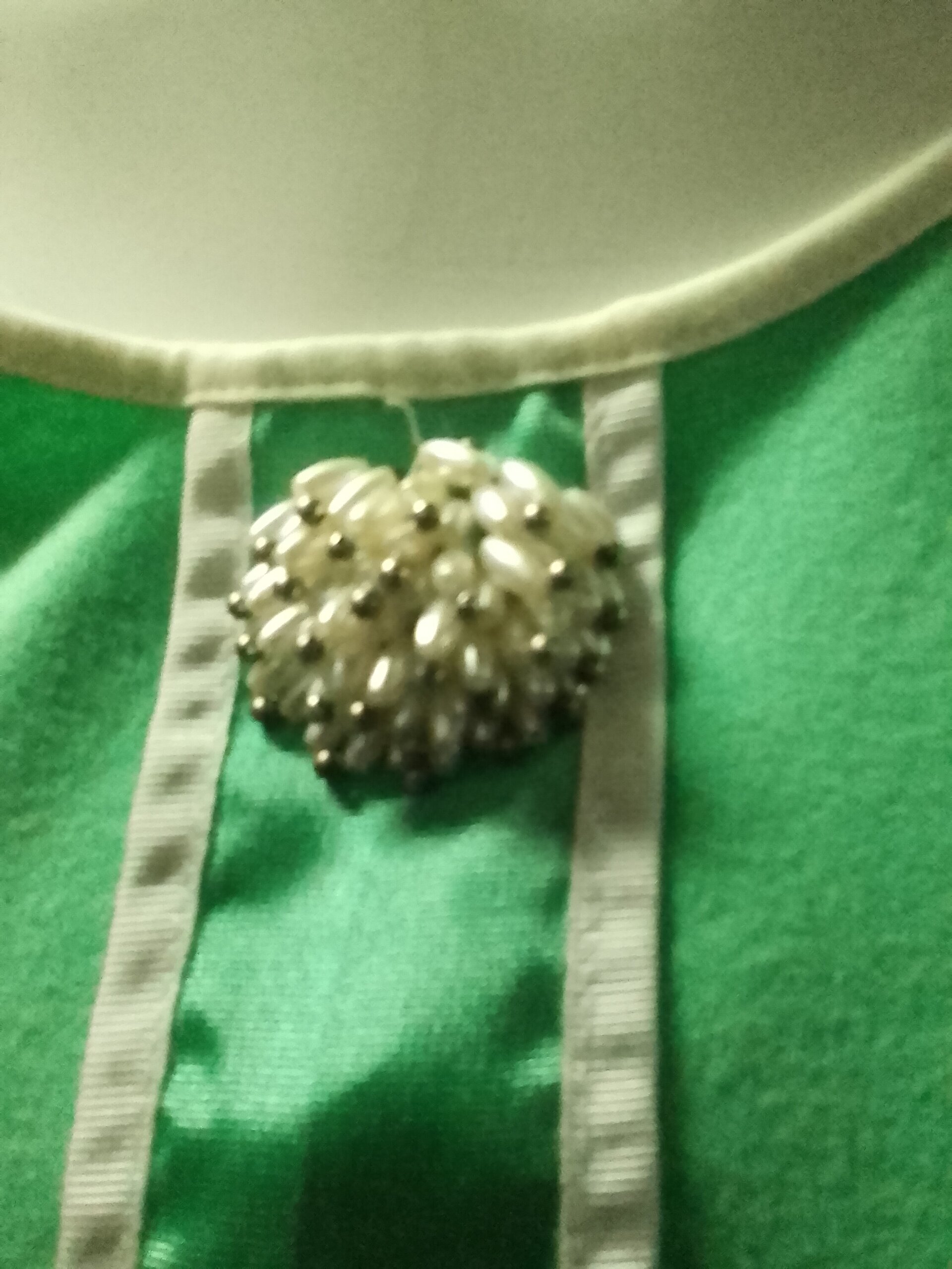 Blusa manga corta con abalorios - 3