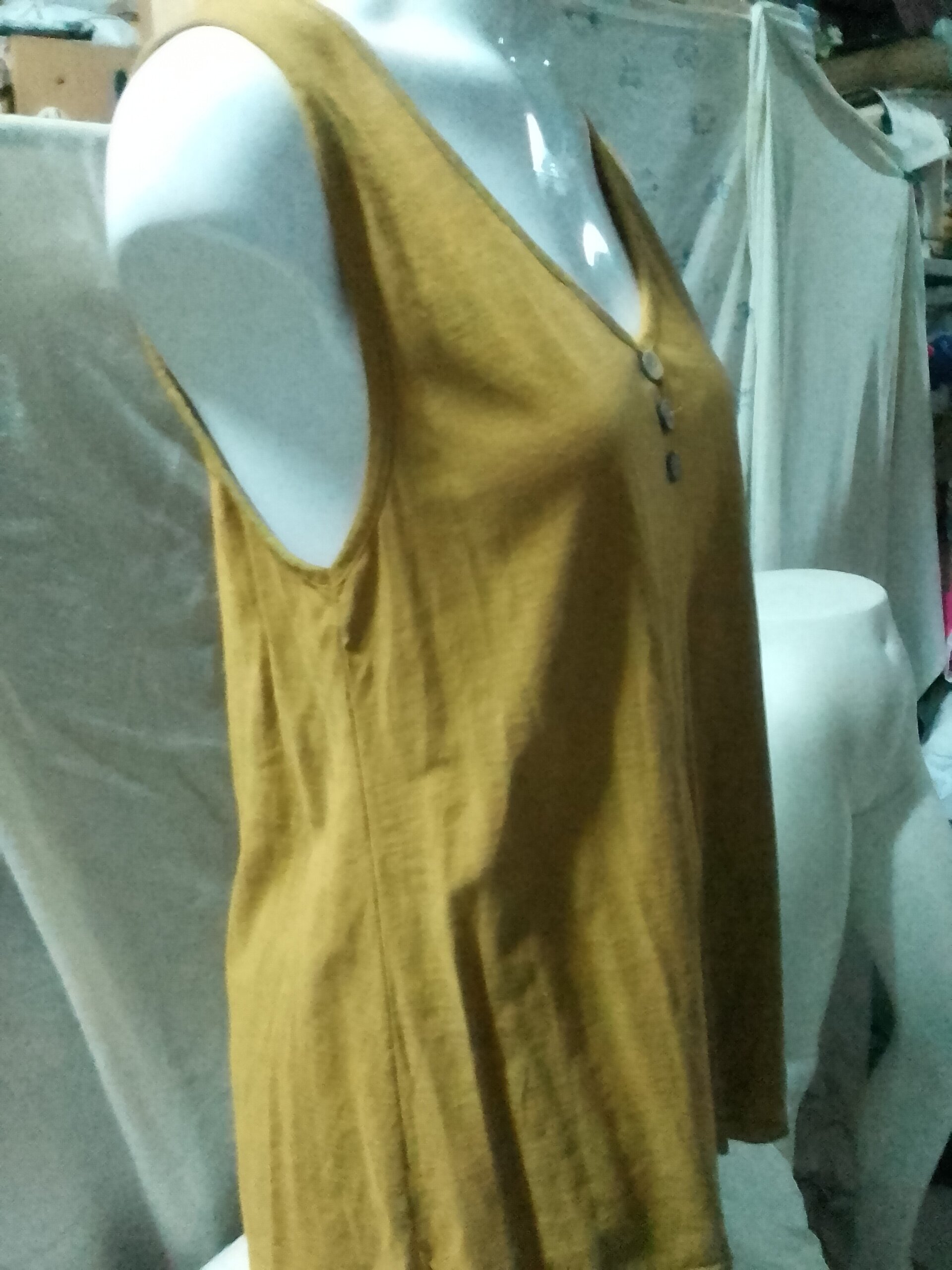 Blusa sin mangas mujer algodón - 2