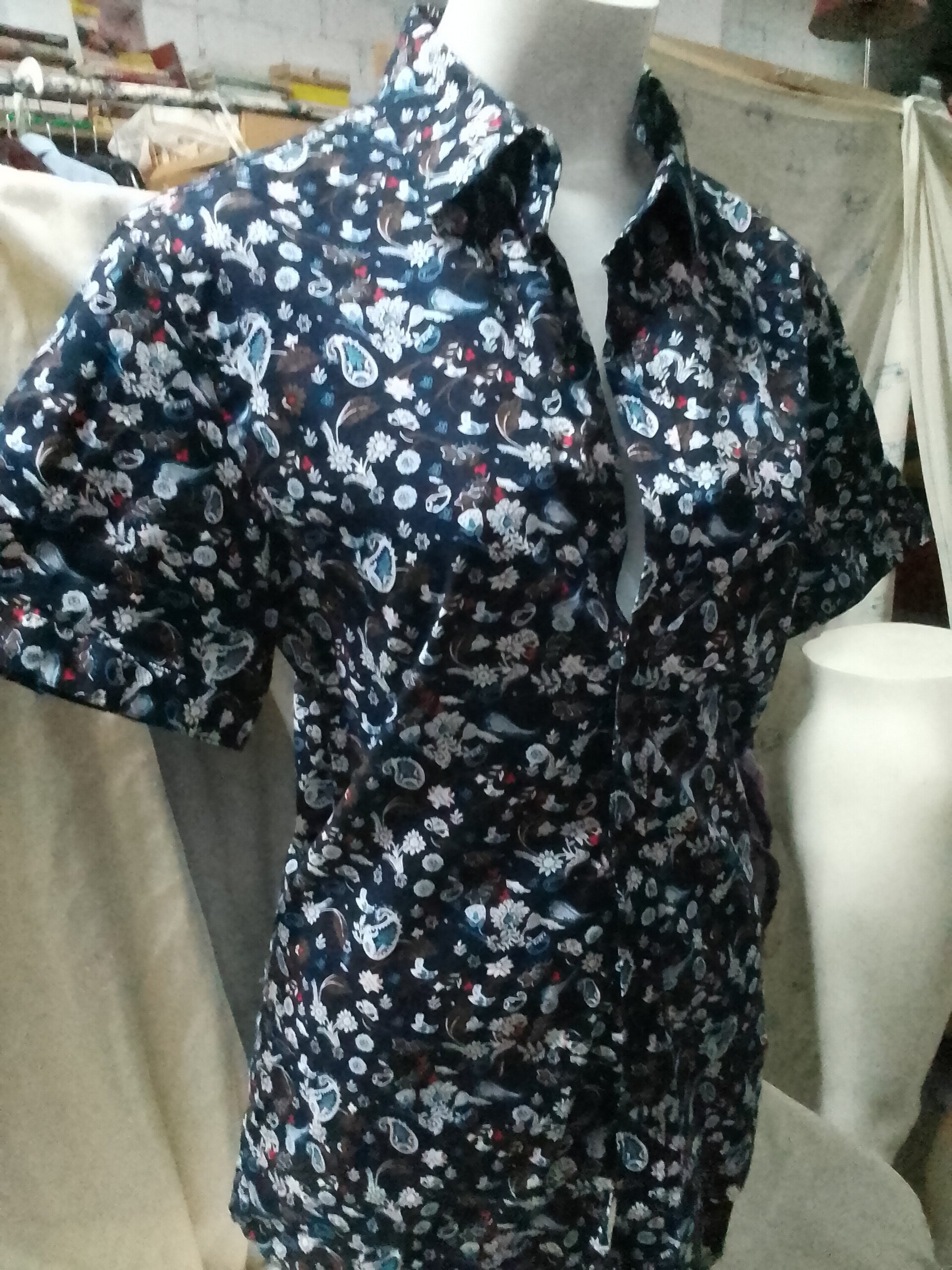 Camisa italiana manga corta - 1