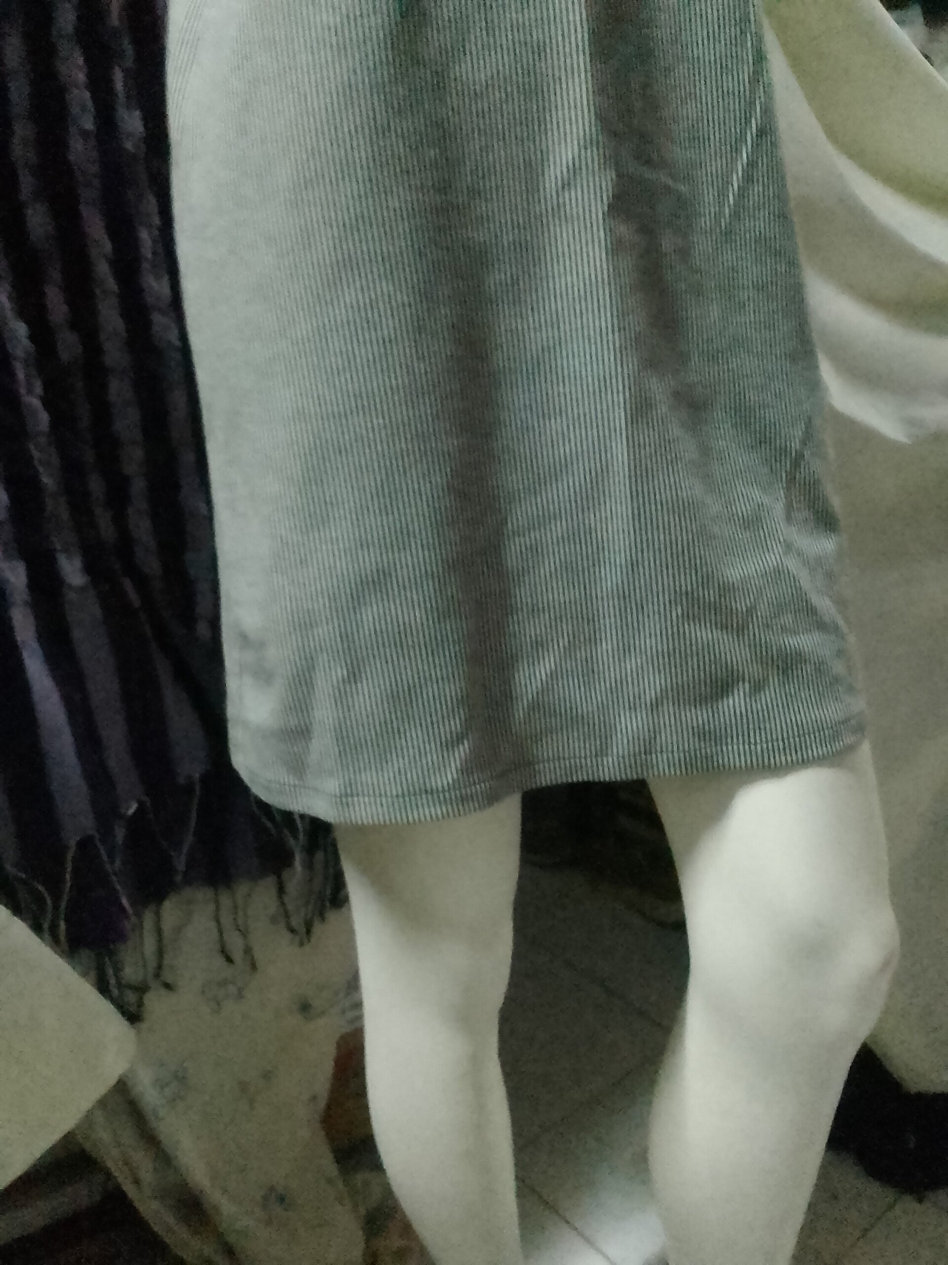 Vestido mil rayas manga corta - 4