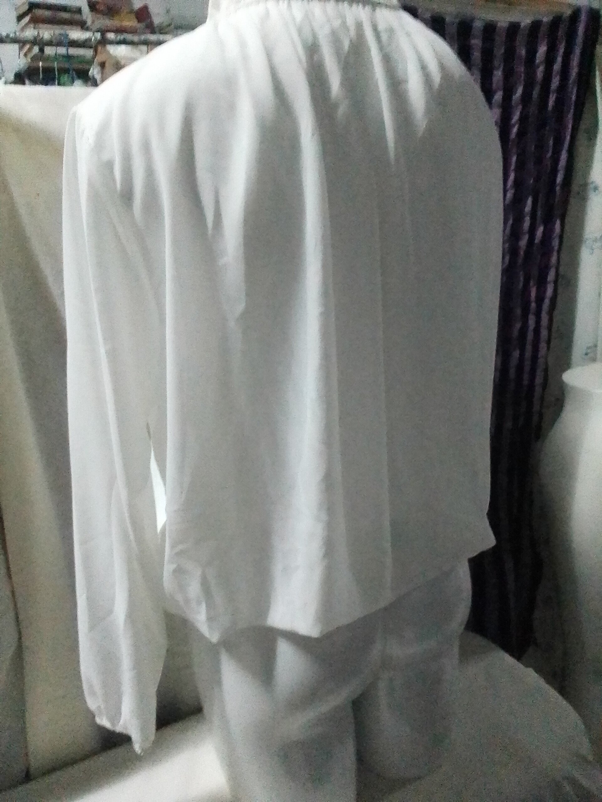 Blusa italiana semitransparente - 4