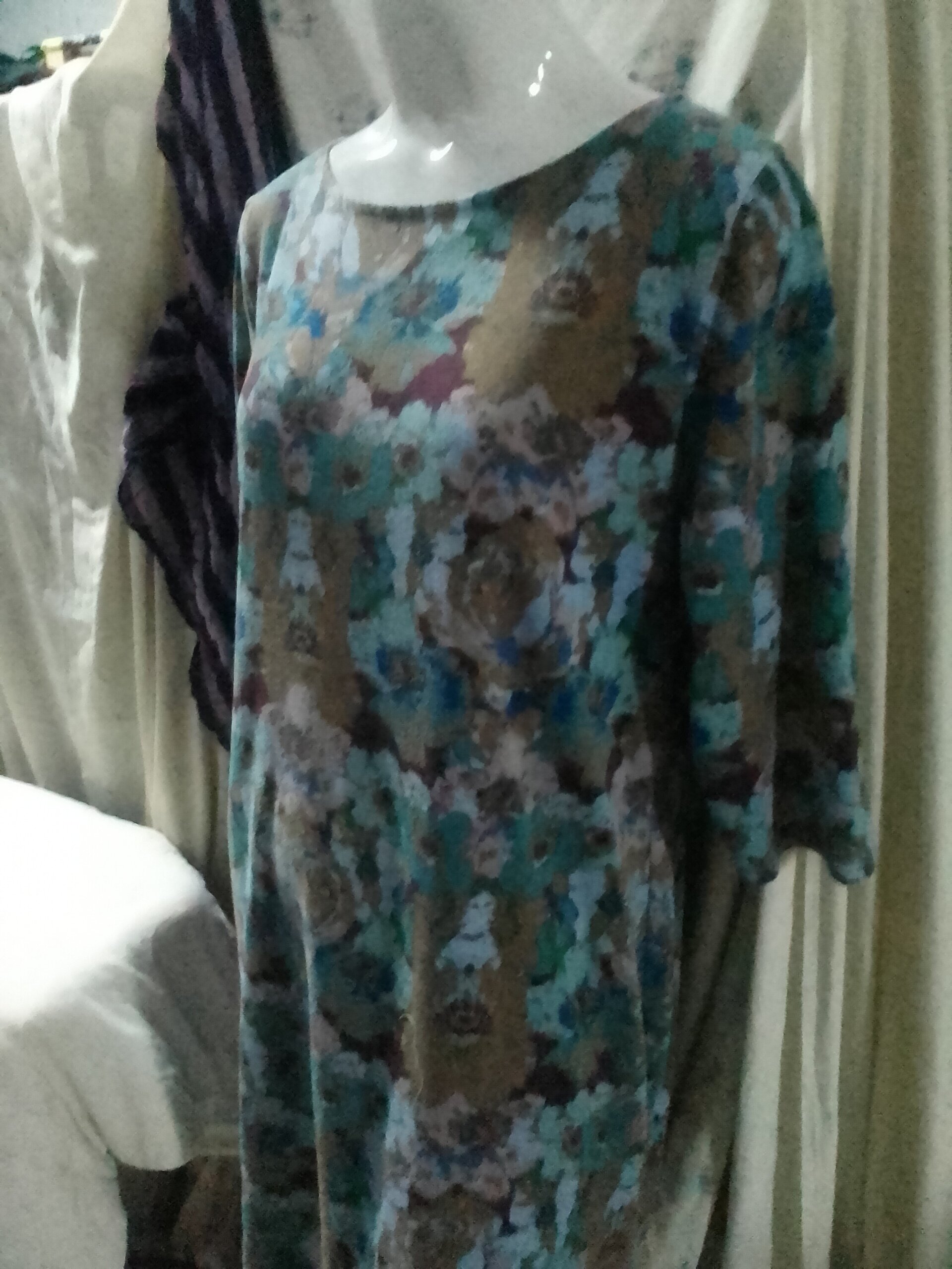 Vestido bohemio manga larga - 1