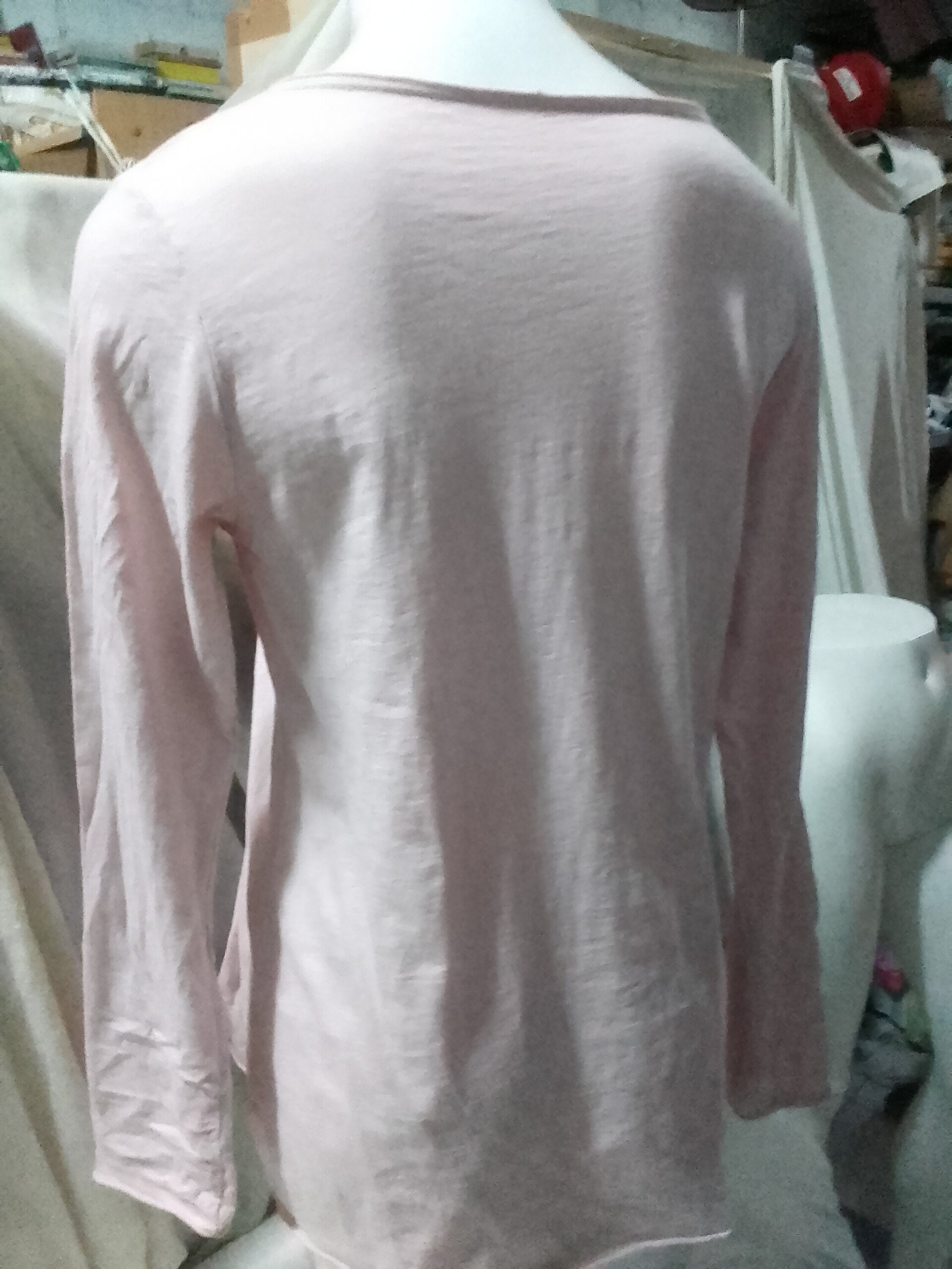 Camiseta manga larga mujer flamenco rosa - 3